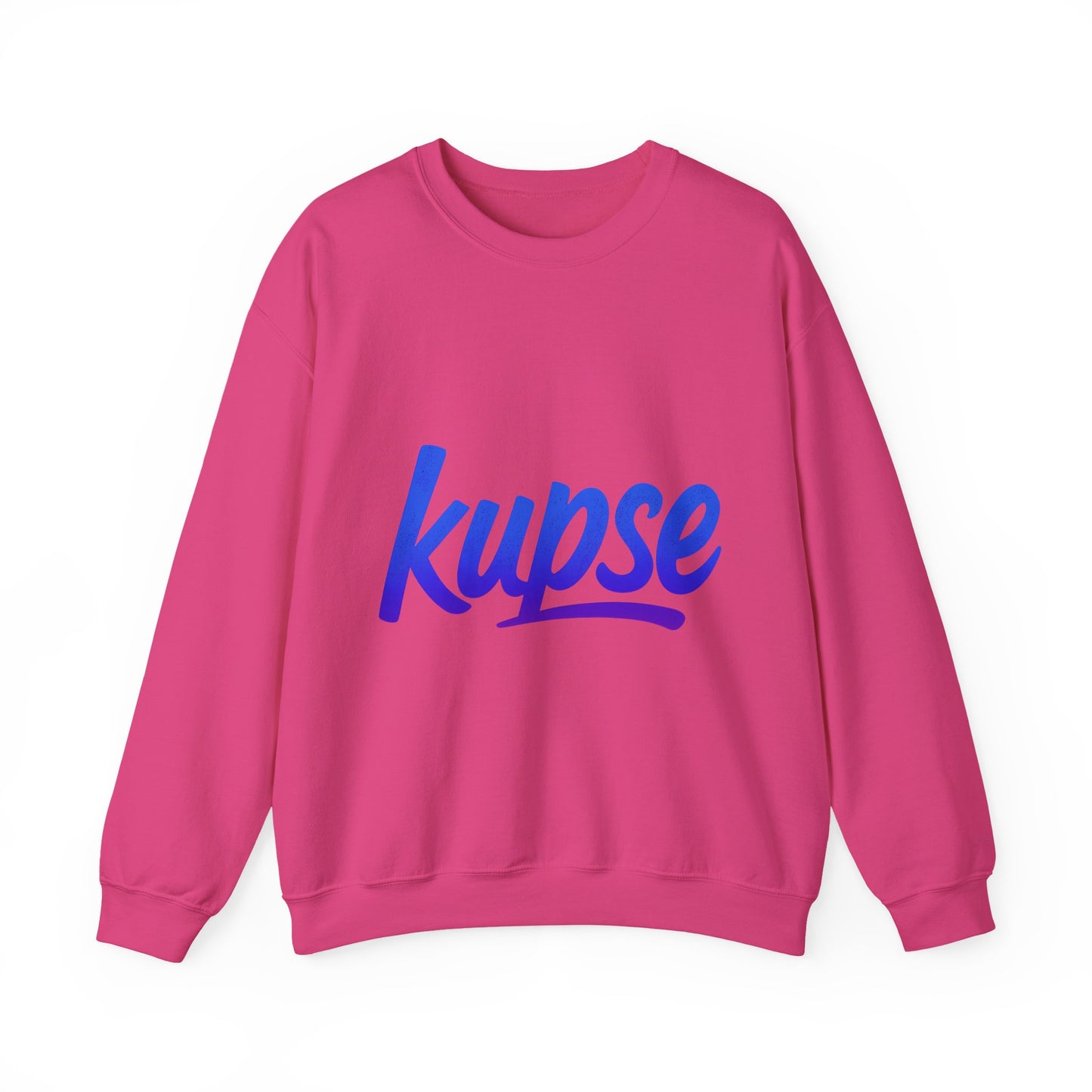 Bluza unisex z grafiką Kup Se Logo Blue – klasyczny crewneck i miejski styl