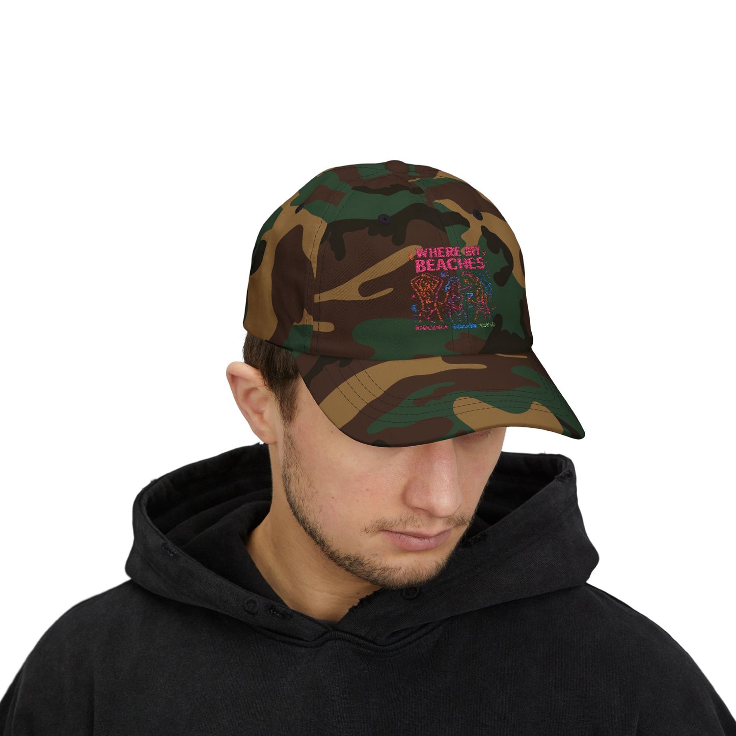 Czapka z daszkiem z grafiką Kup Se Where My Beaches – modny Dad Cap z charakterem