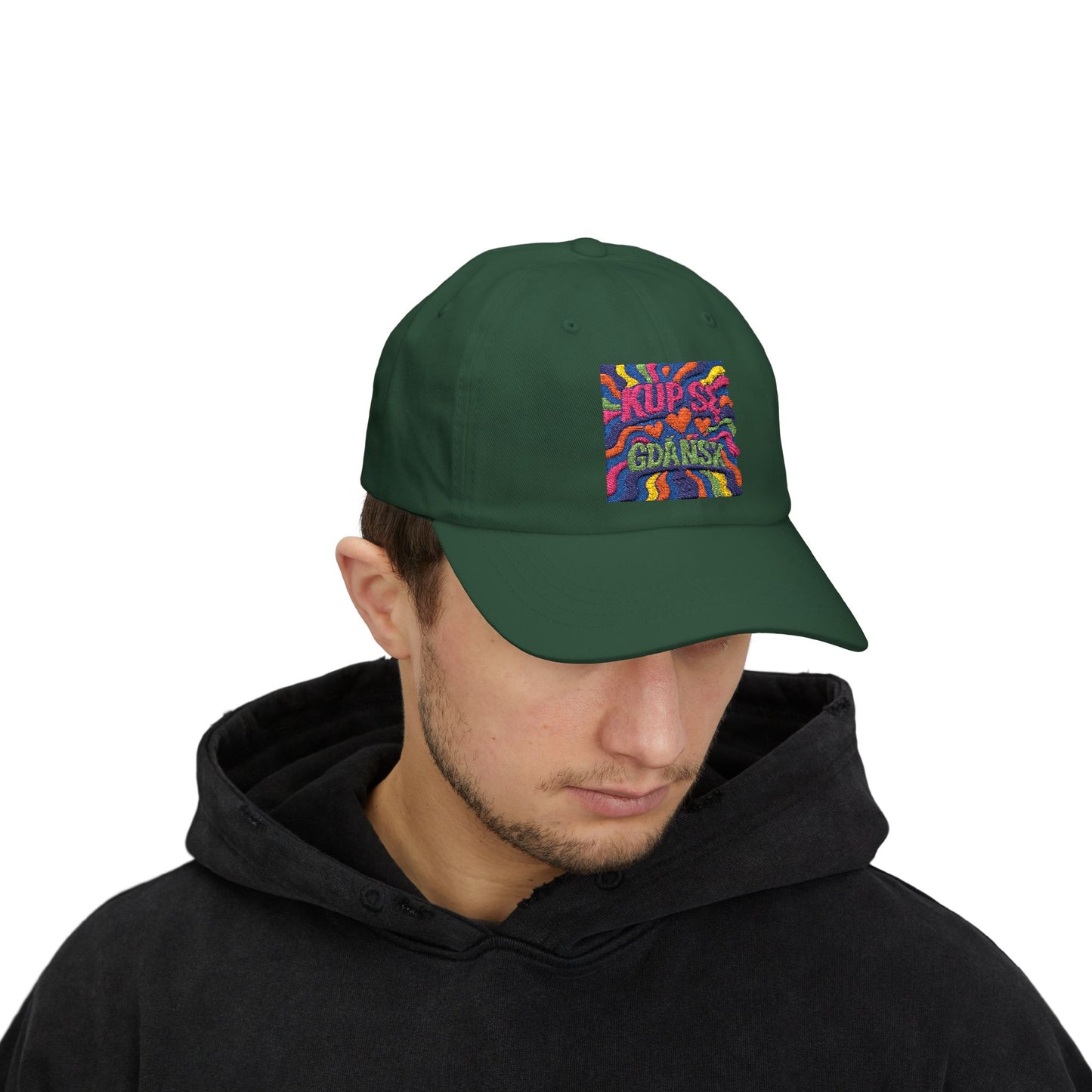 Czapka z daszkiem z grafiką Kup Se Acid – modny Dad Cap z charakterem