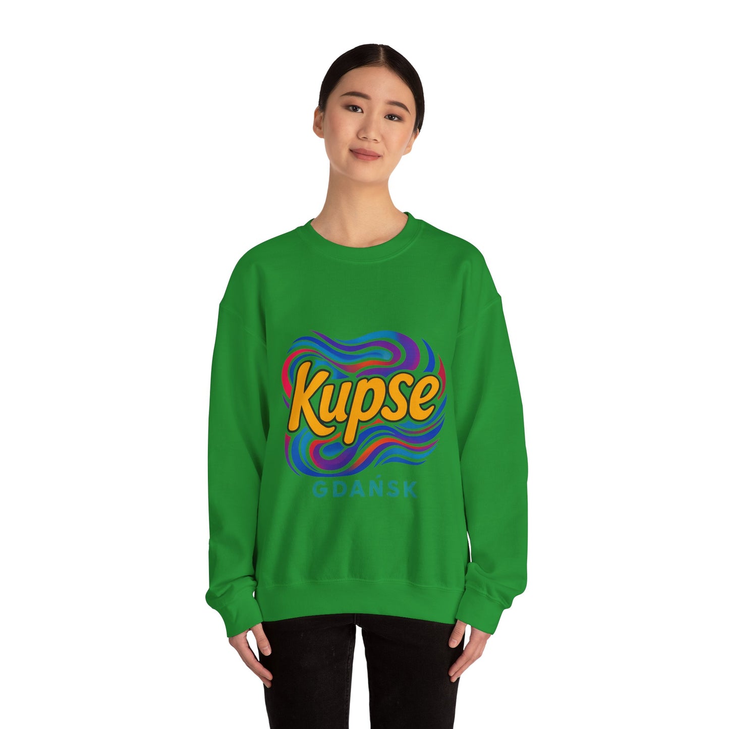 Bluza unisex z grafiką Kup Se Acid2 – klasyczny crewneck i miejski styl