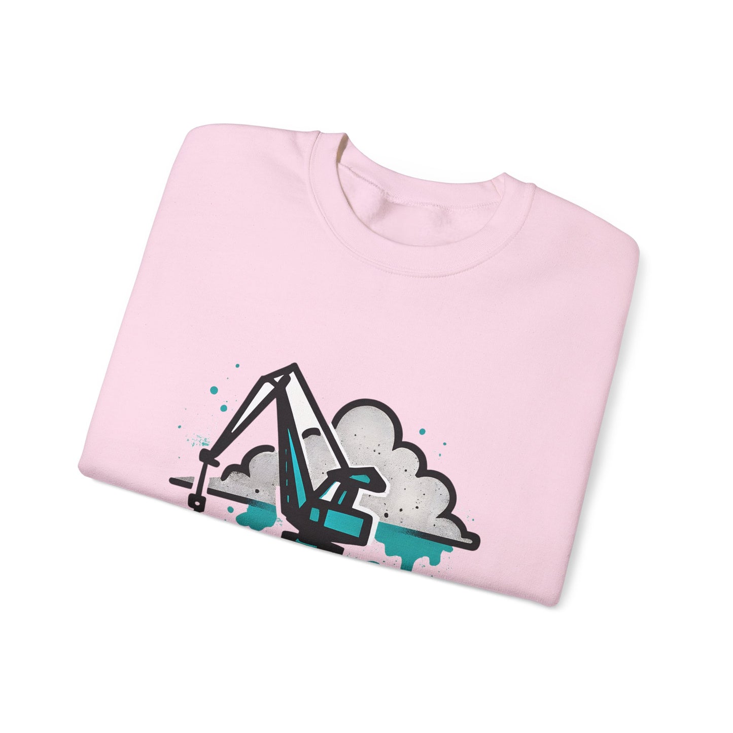 Bluza unisex z grafiką Kup Se Dźwig– klasyczny crewneck i miejski styl