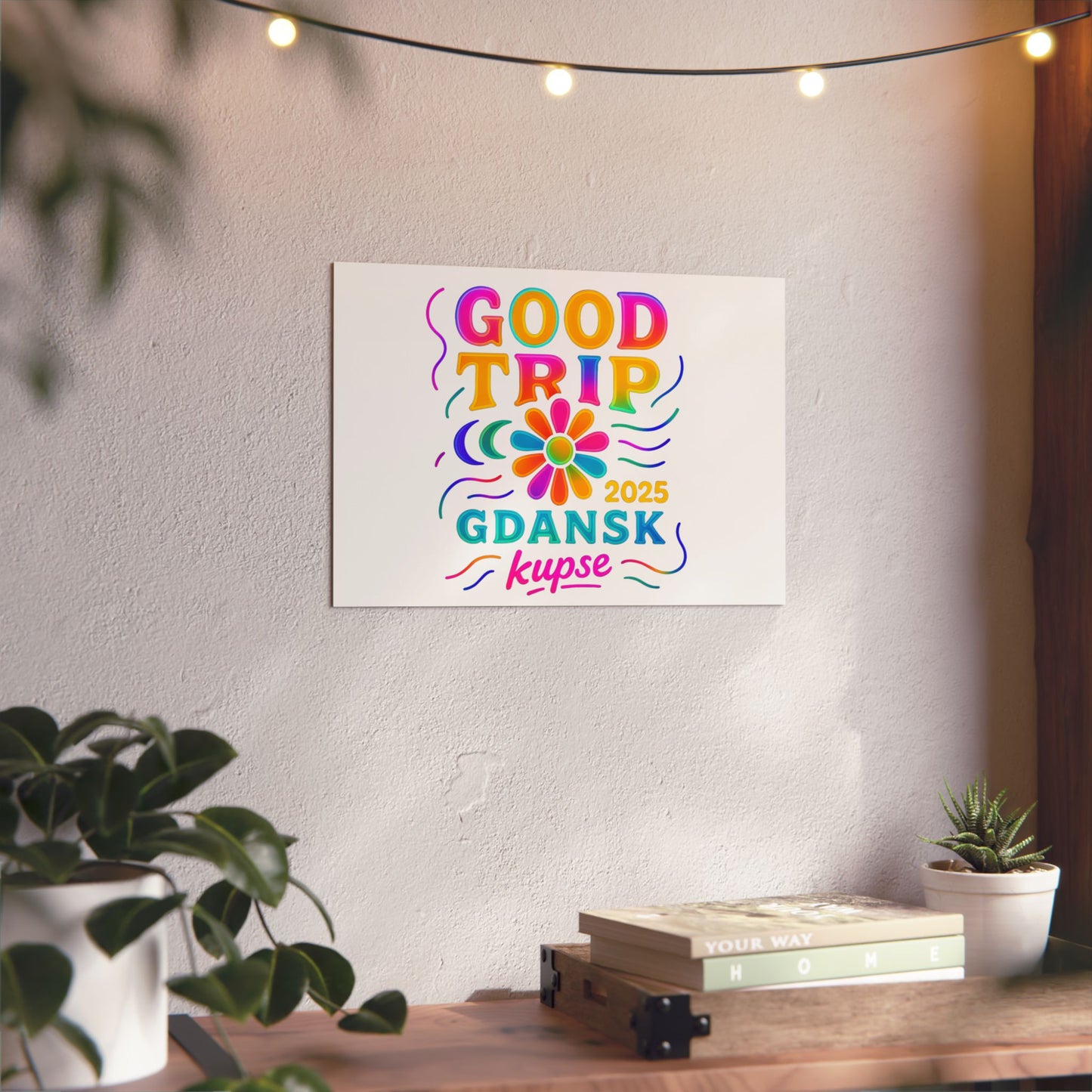 Obraz na panelu aluminiowym Good Trip – trwały wydruk w stylu Kup Se