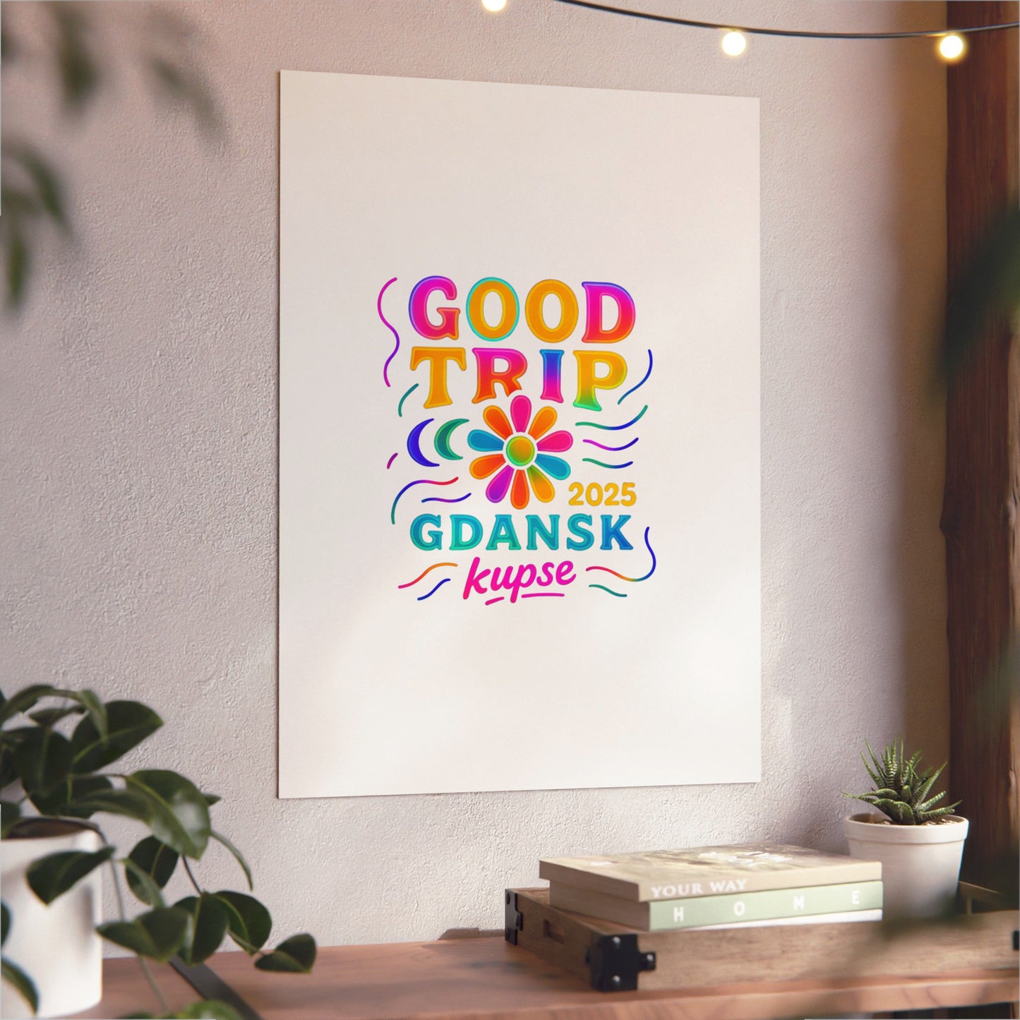 Obraz na panelu aluminiowym Good Trip – trwały wydruk w stylu Kup Se