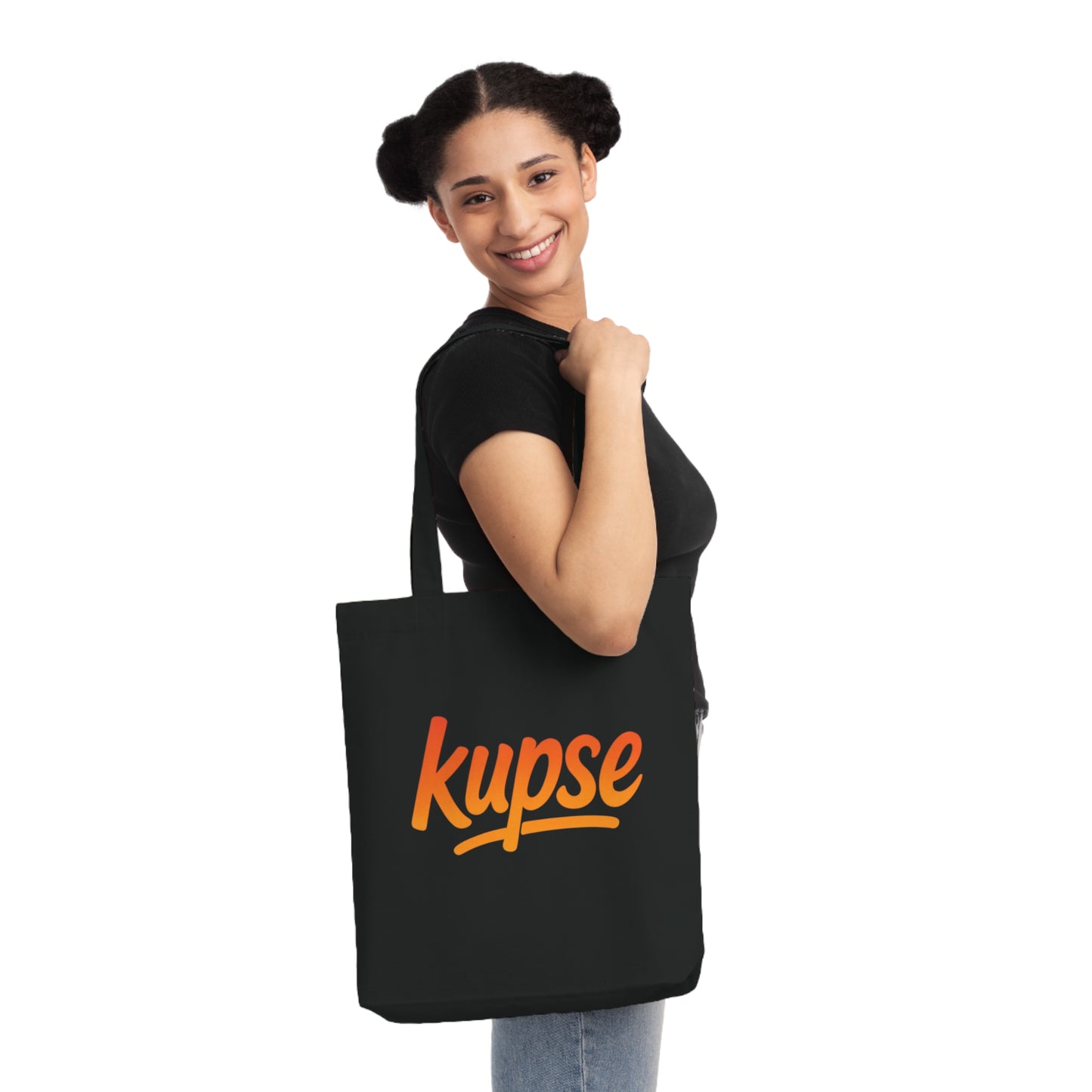 Tkana Torba na Ramię Kup Se Logo Orange – Styl i Ekologia w Jednym