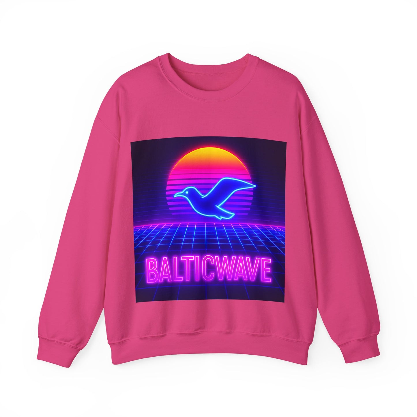 Bluza unisex z grafiką Kup Se Baltic Wave – klasyczny crewneck i miejski styl