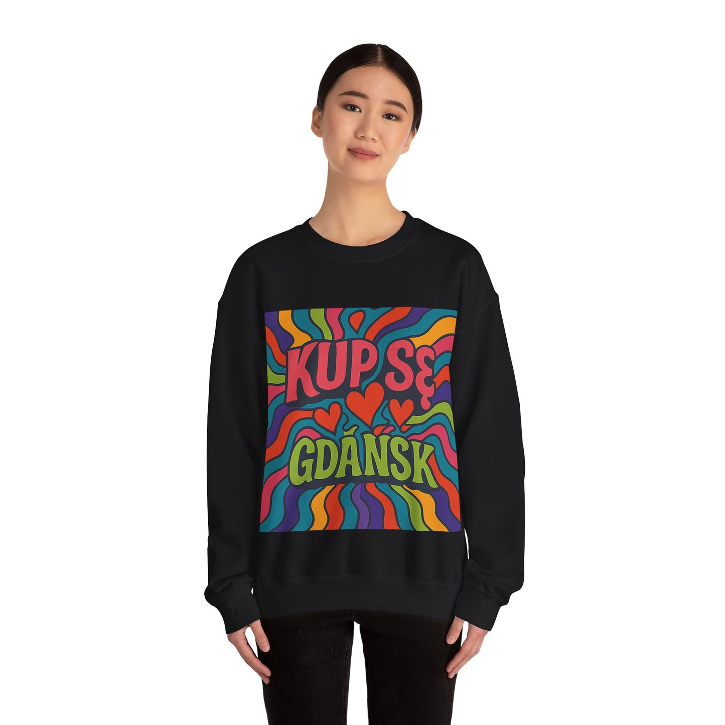 Bluza unisex z grafiką Kup Se Acid – klasyczny crewneck i miejski styl