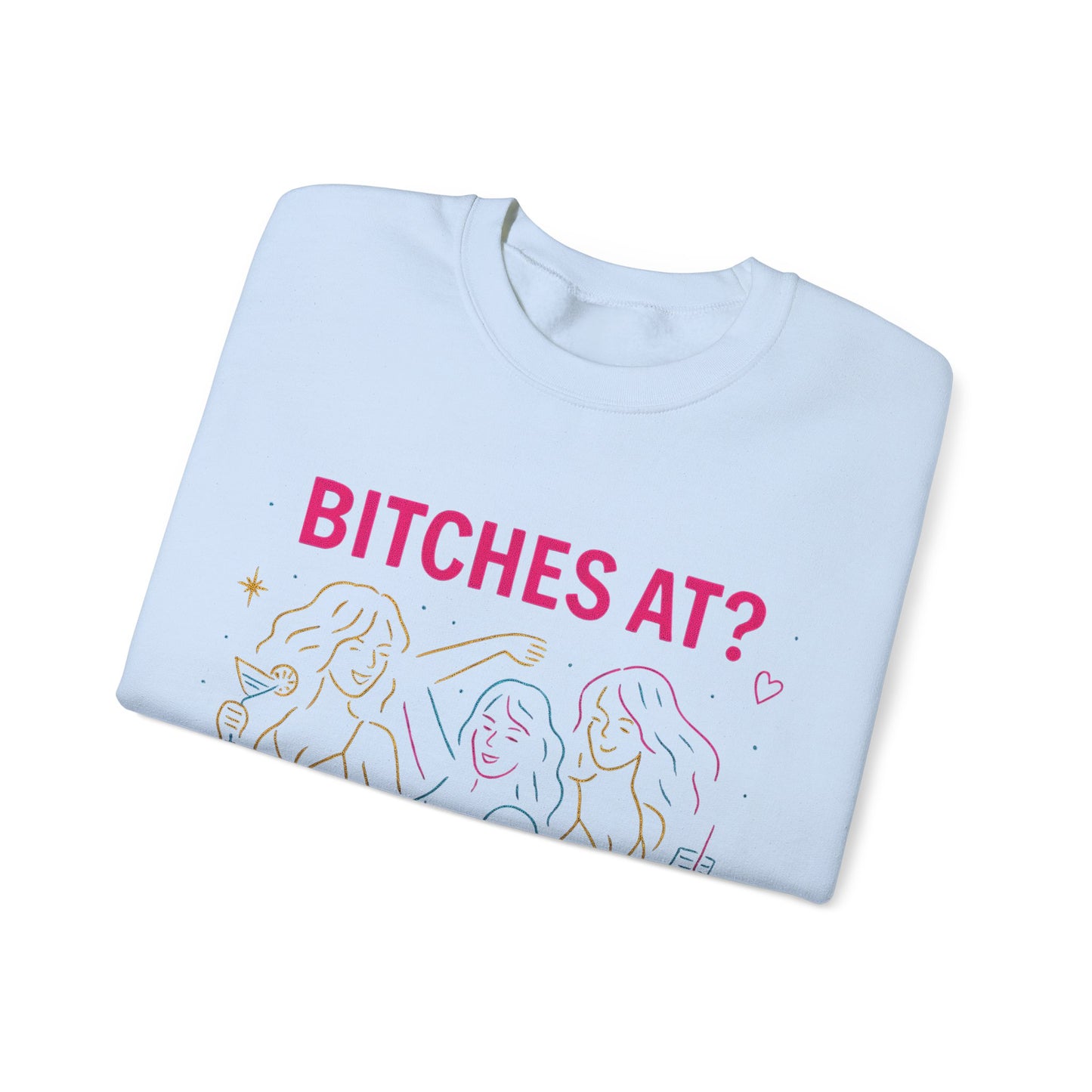 Bluza unisex z grafiką Kup Se Bi*ches at? – klasyczny crewneck i miejski styl