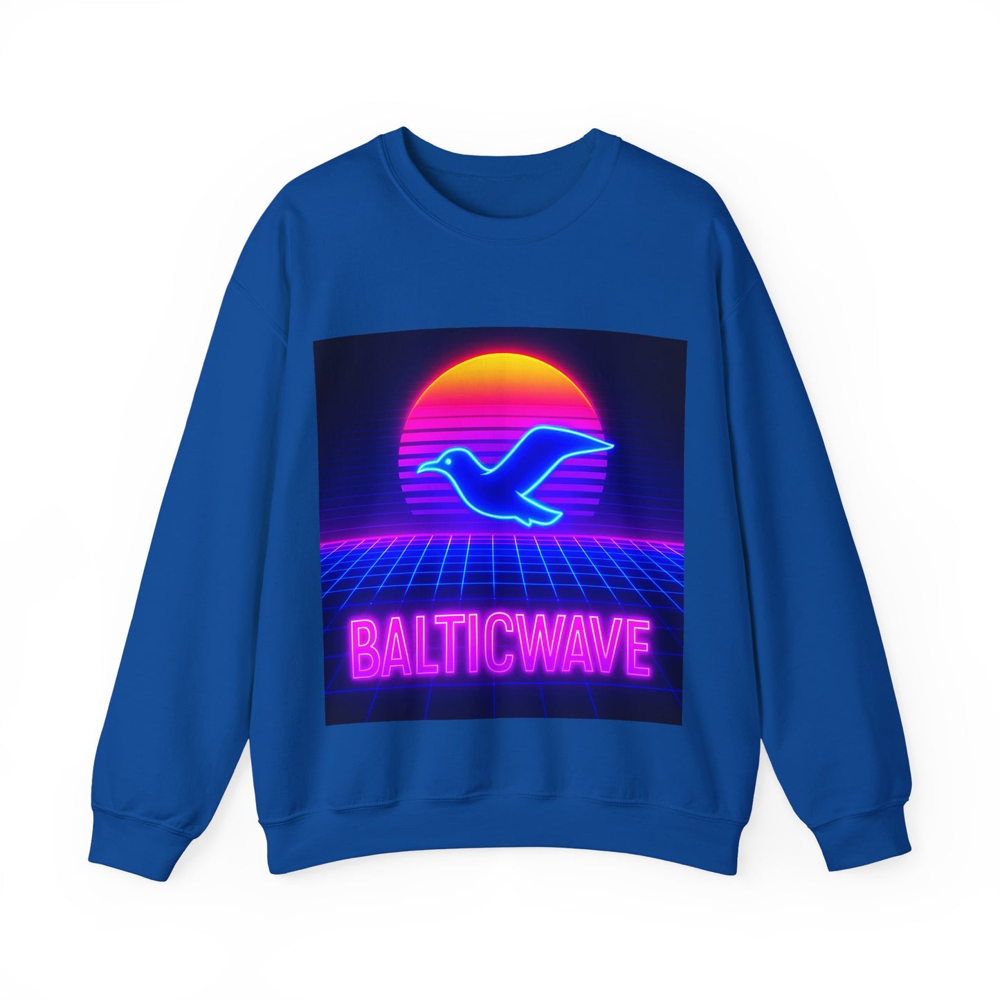 Bluza unisex z grafiką Kup Se Baltic Wave – klasyczny crewneck i miejski styl