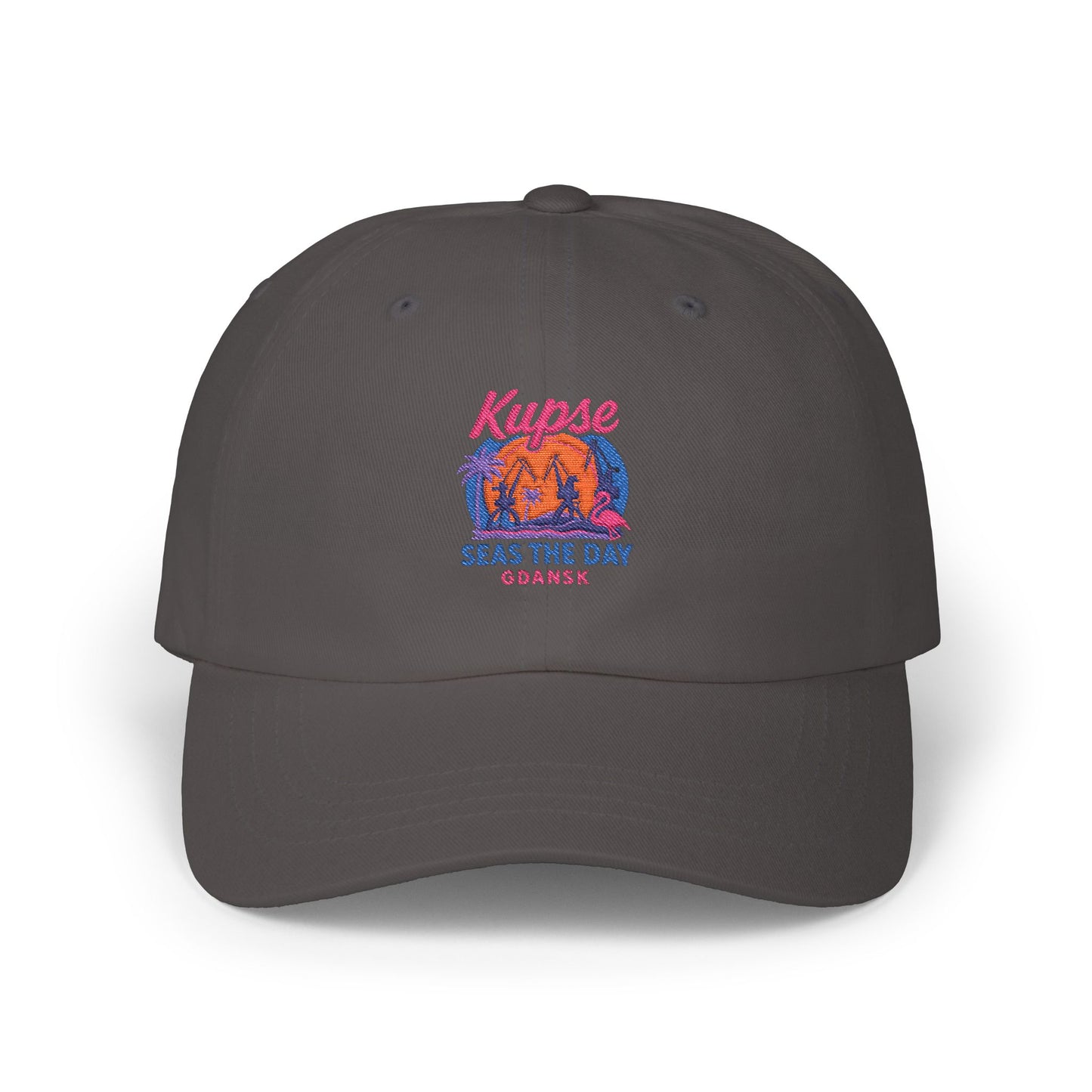 Czapka z daszkiem z grafiką Kup Se Seas The Day – modny Dad Cap z charakterem