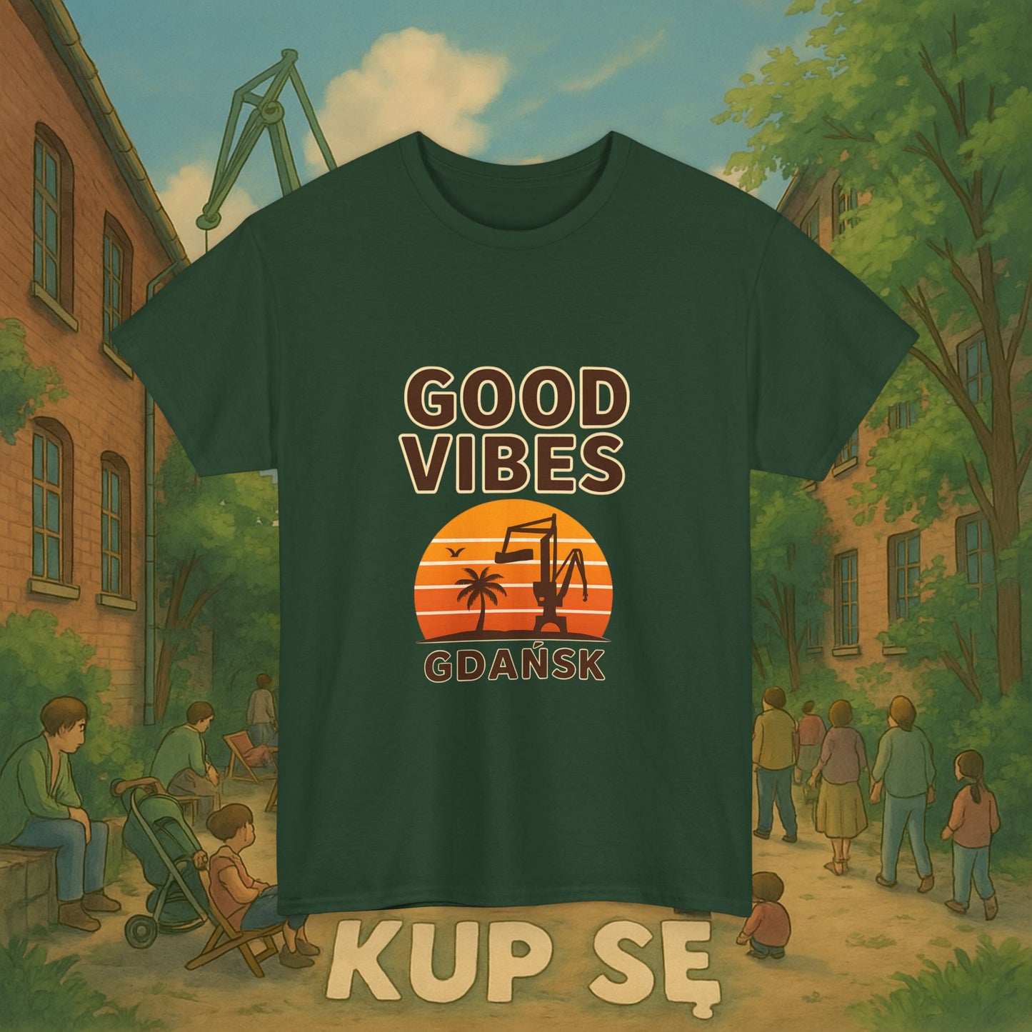KupSe Good Vibes Style t-shirt - Unisex Heavy Cotton Tee