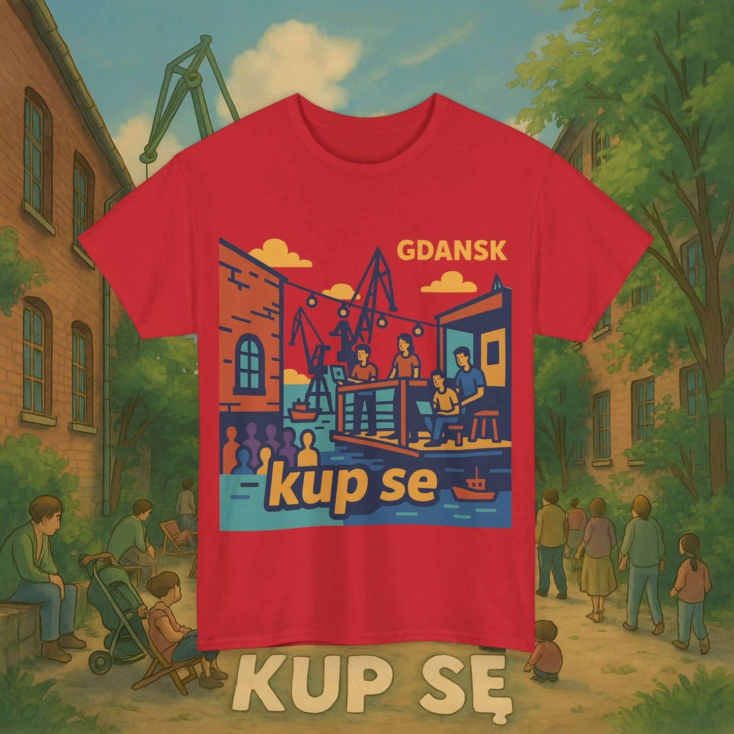 KupSe 100cznia Style t-shirt - Unisex Heavy Cotton Tee