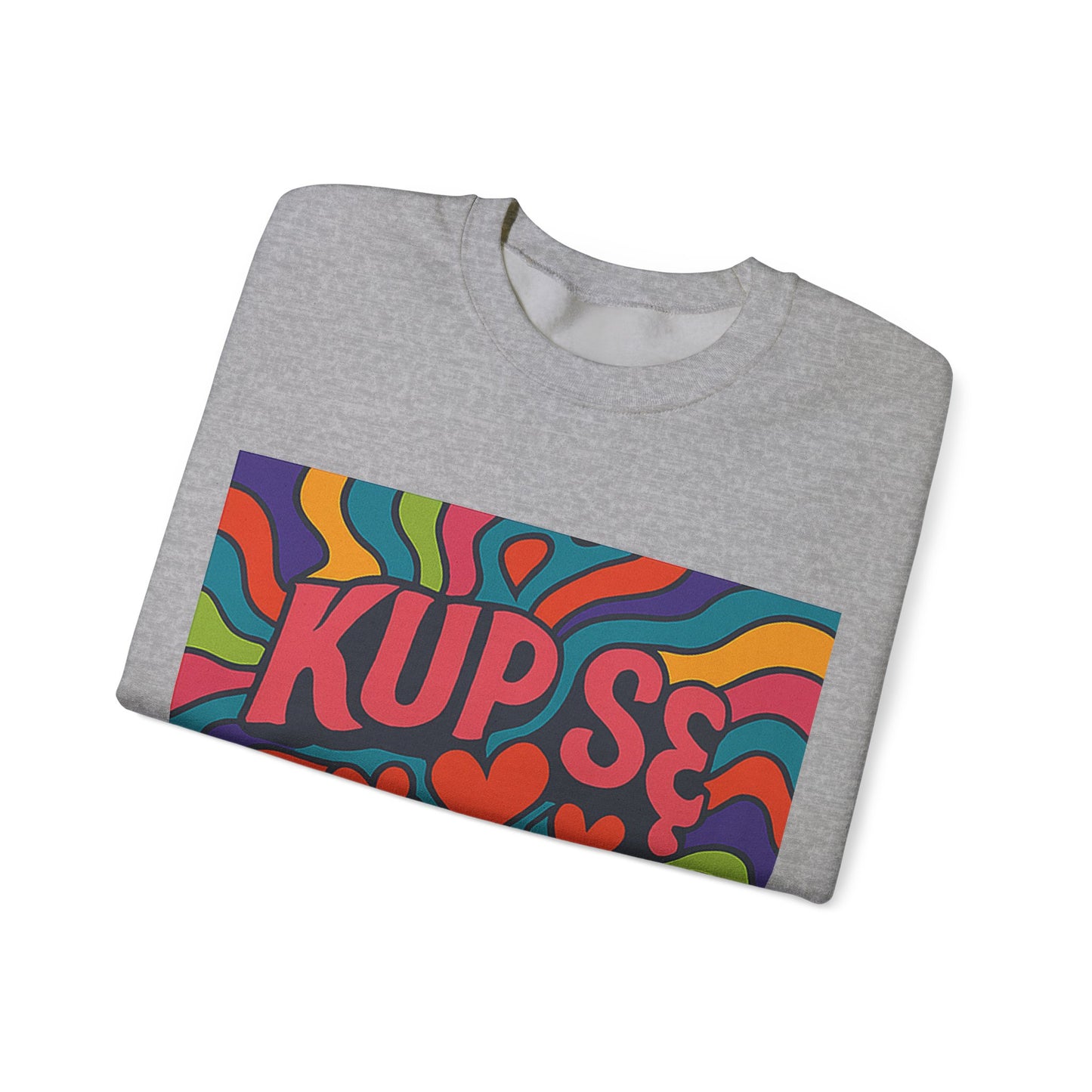 Bluza unisex z grafiką Kup Se Acid – klasyczny crewneck i miejski styl