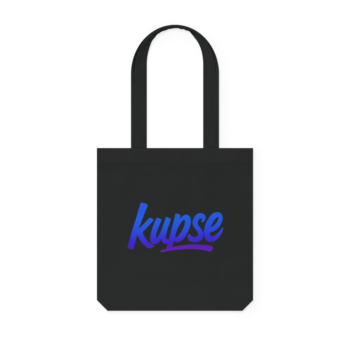 Tkana Torba na Ramię Kup Se Logo Blue – Styl i Ekologia w Jednym