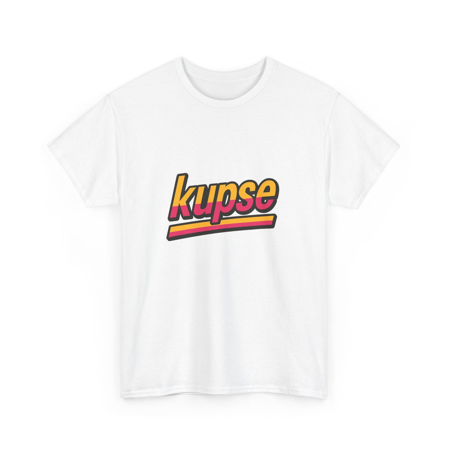 KupSe Logo Retro Sport Style t-shirt - Unisex Heavy Cotton Tee
