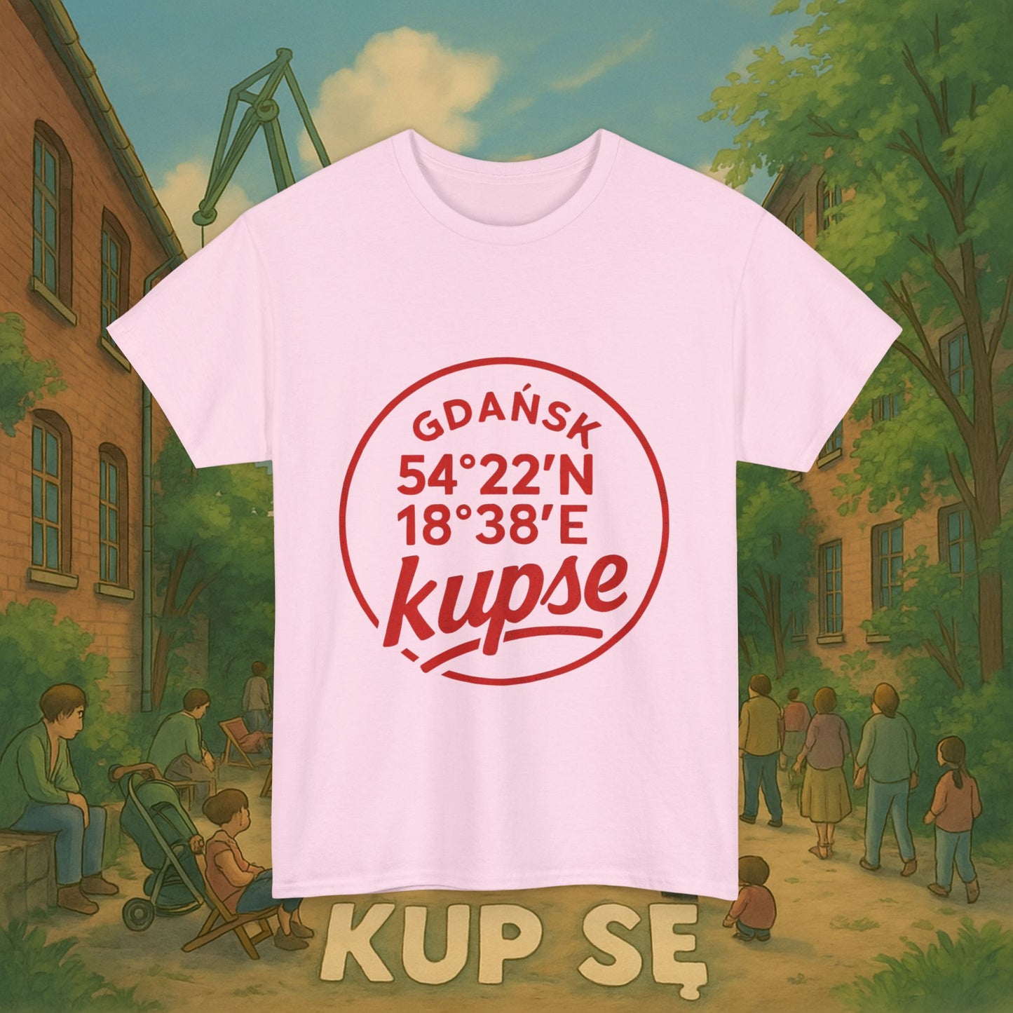 KupSe Koordynaty Style t-shirt - Unisex Heavy Cotton Tee
