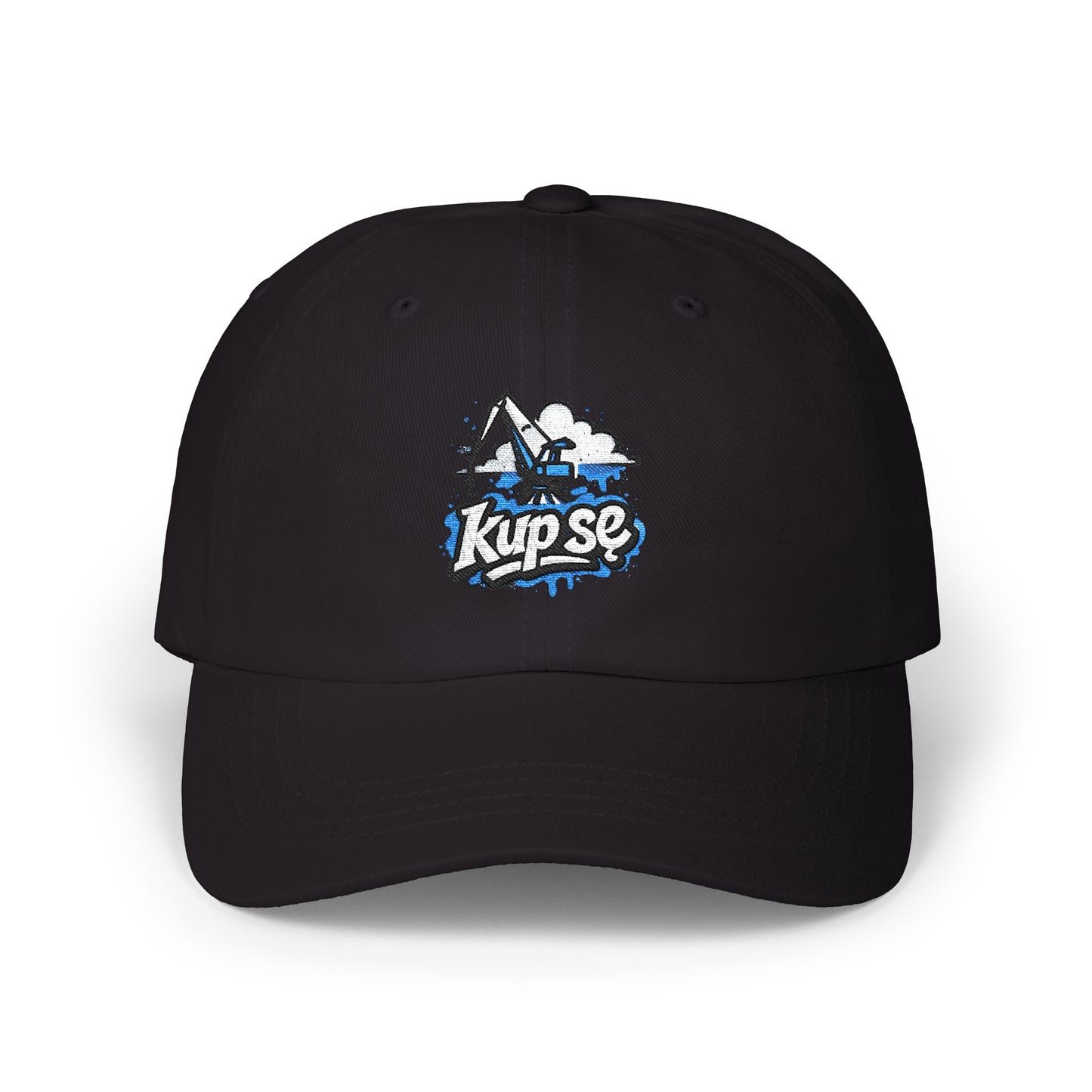 Czapka z daszkiem z grafiką Kup Se Dźwig – modny Dad Cap z charakterem