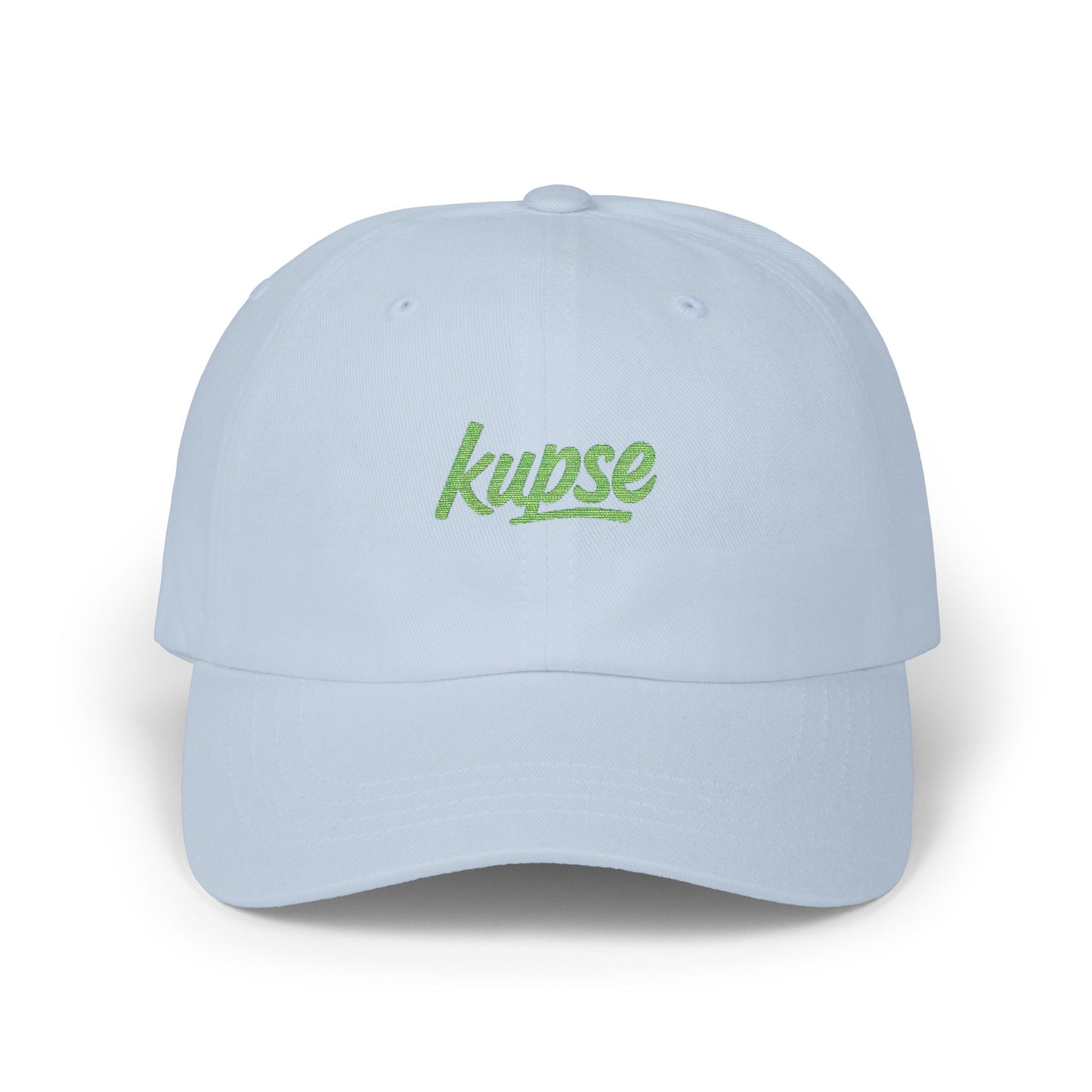 Czapka z daszkiem z grafiką Kup Se Logo Green – modny Dad Cap z charakterem