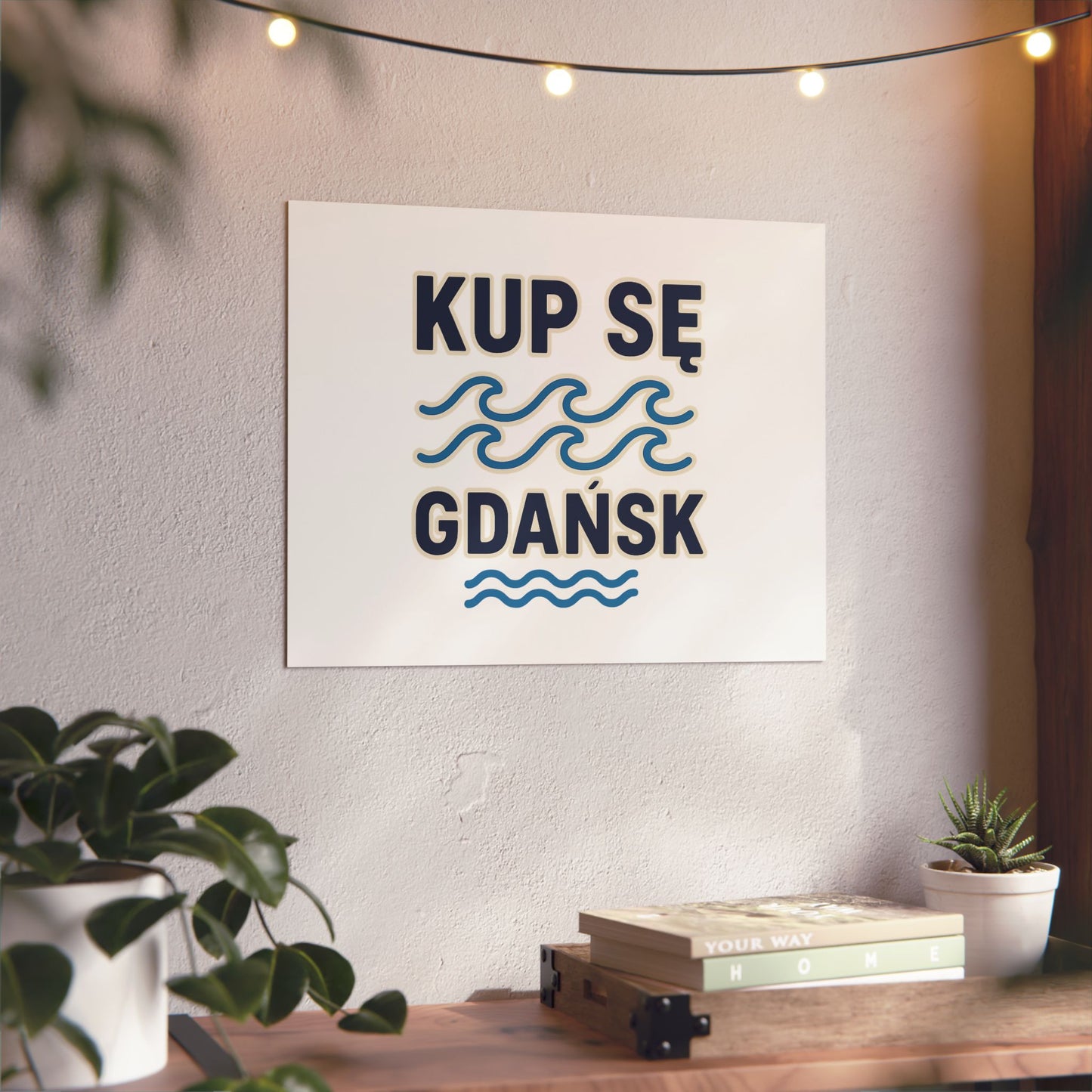 Obraz na panelu aluminiowym Gdańsk Fale – trwały wydruk w stylu Kup Se