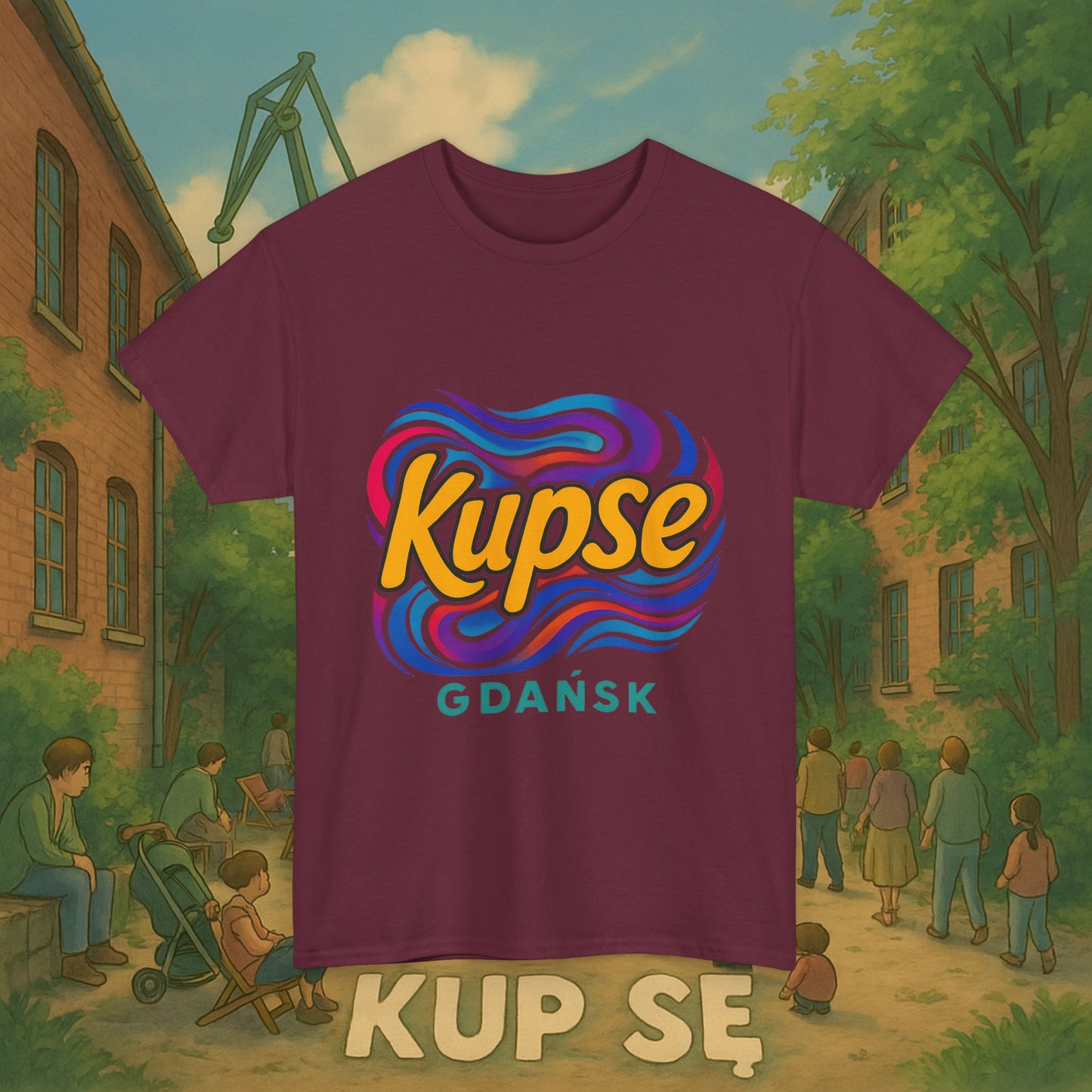 KupSe Kupse Acid Style t-shirt - Unisex Heavy Cotton Tee