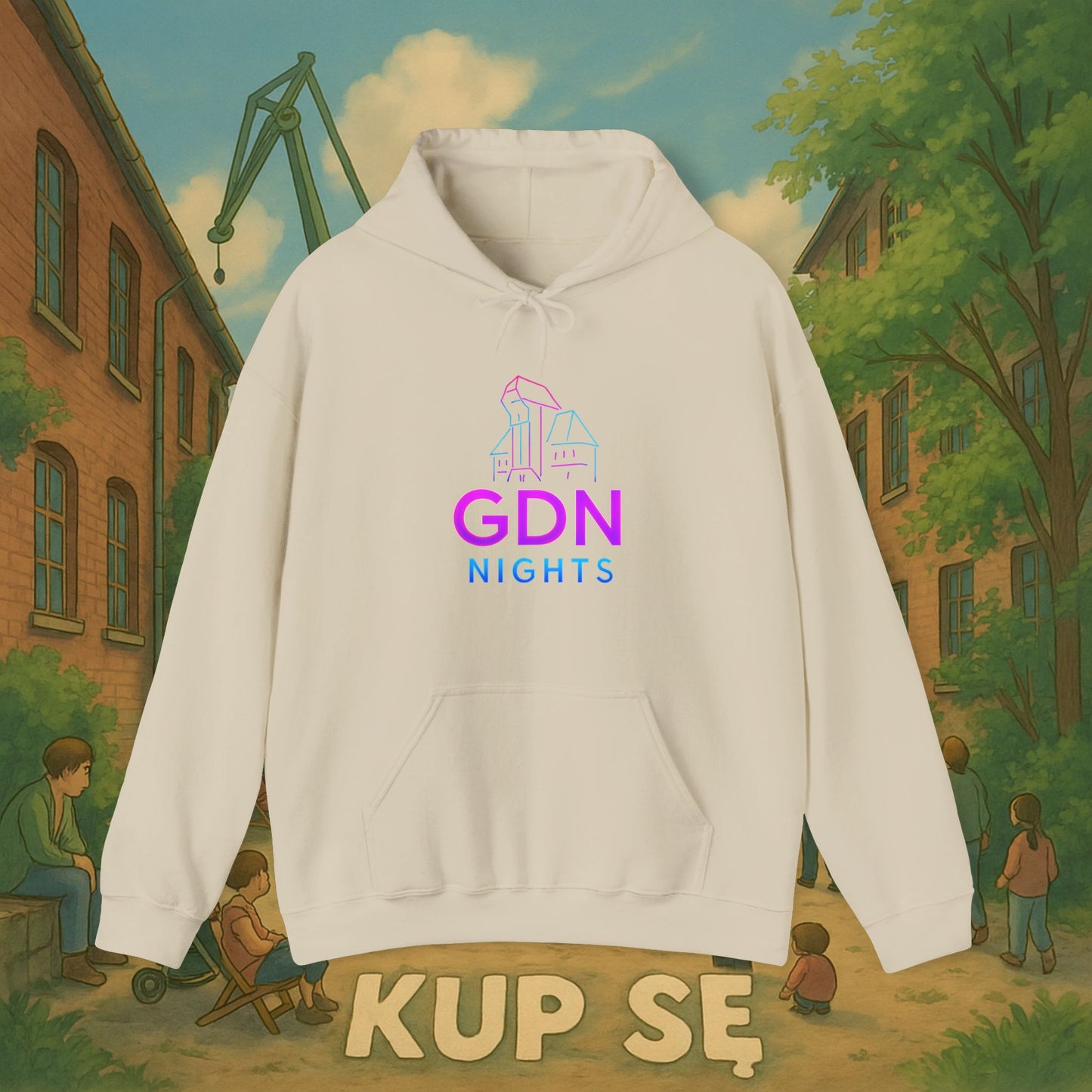 Unisex Heavy Blend Hoodie – GDN Nigths – Kup Se