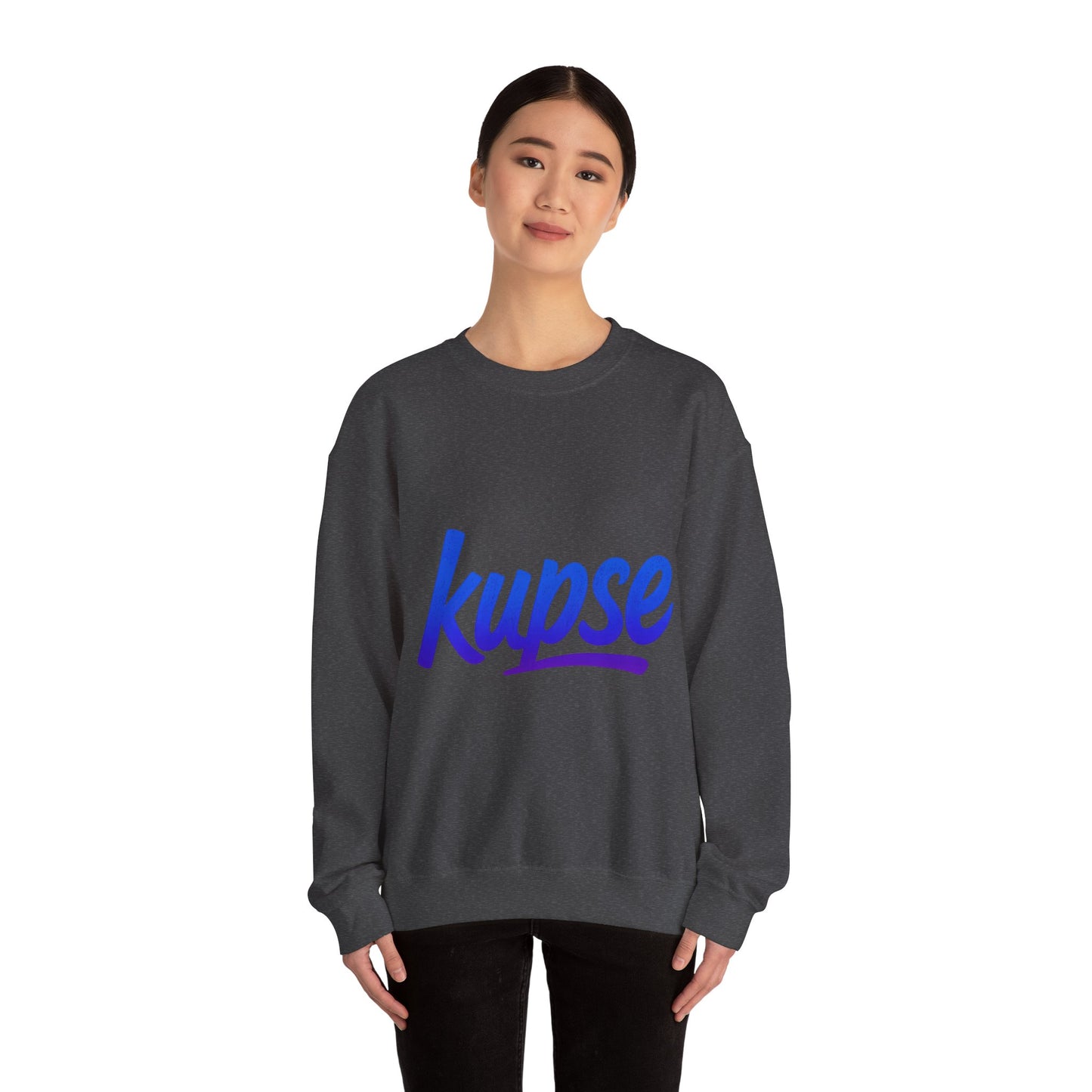 Bluza unisex z grafiką Kup Se Logo Blue – klasyczny crewneck i miejski styl