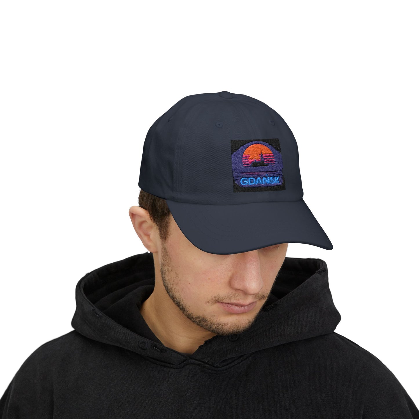Czapka z daszkiem z grafiką Kup Se Panorama Gdańska – modny Dad Cap z charakterem