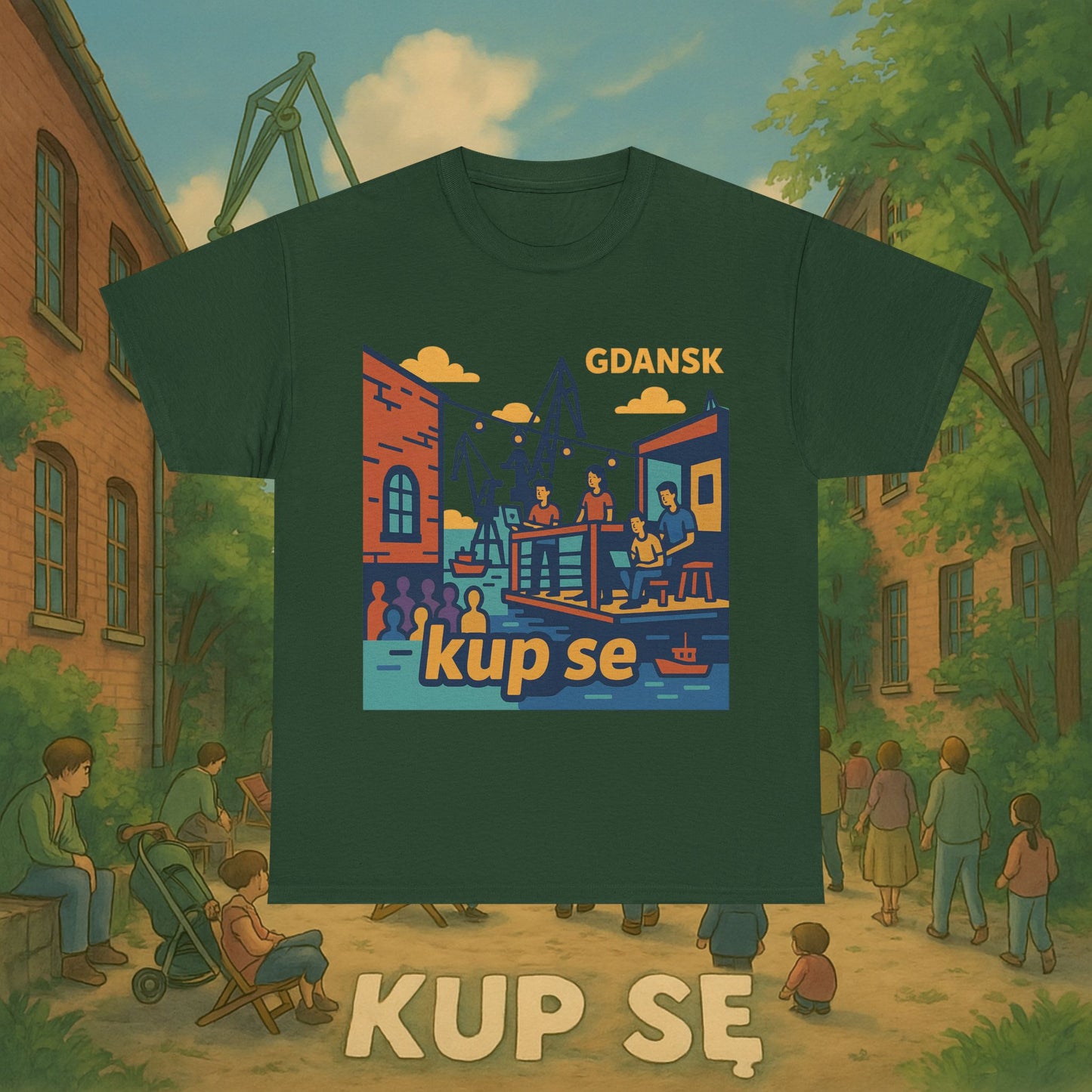 KupSe 100cznia Style t-shirt - Unisex Heavy Cotton Tee