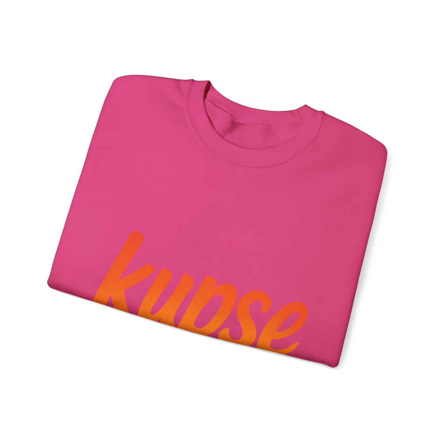 Bluza unisex z grafiką Kup Se Logo Orange – klasyczny crewneck i miejski styl