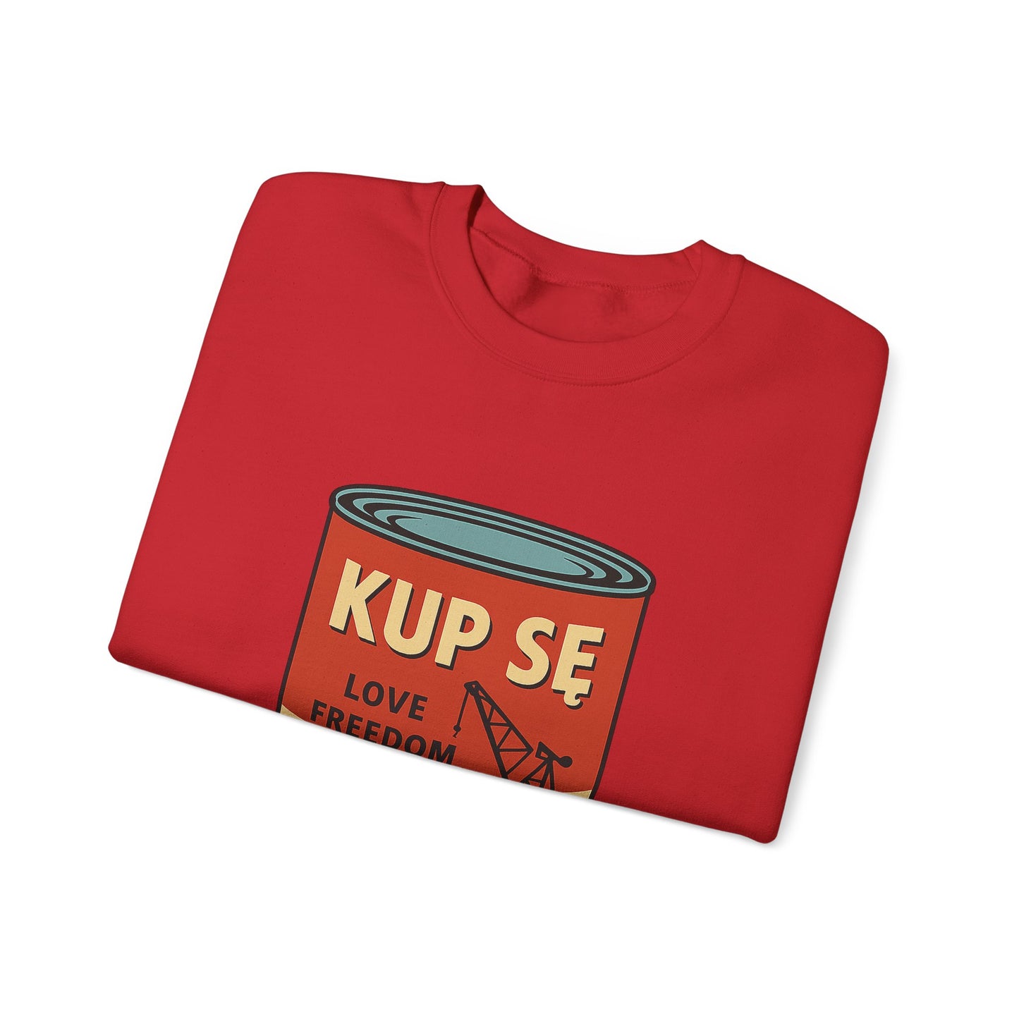 Bluza unisex z grafiką Kup Se Campbell– klasyczny crewneck i miejski styl