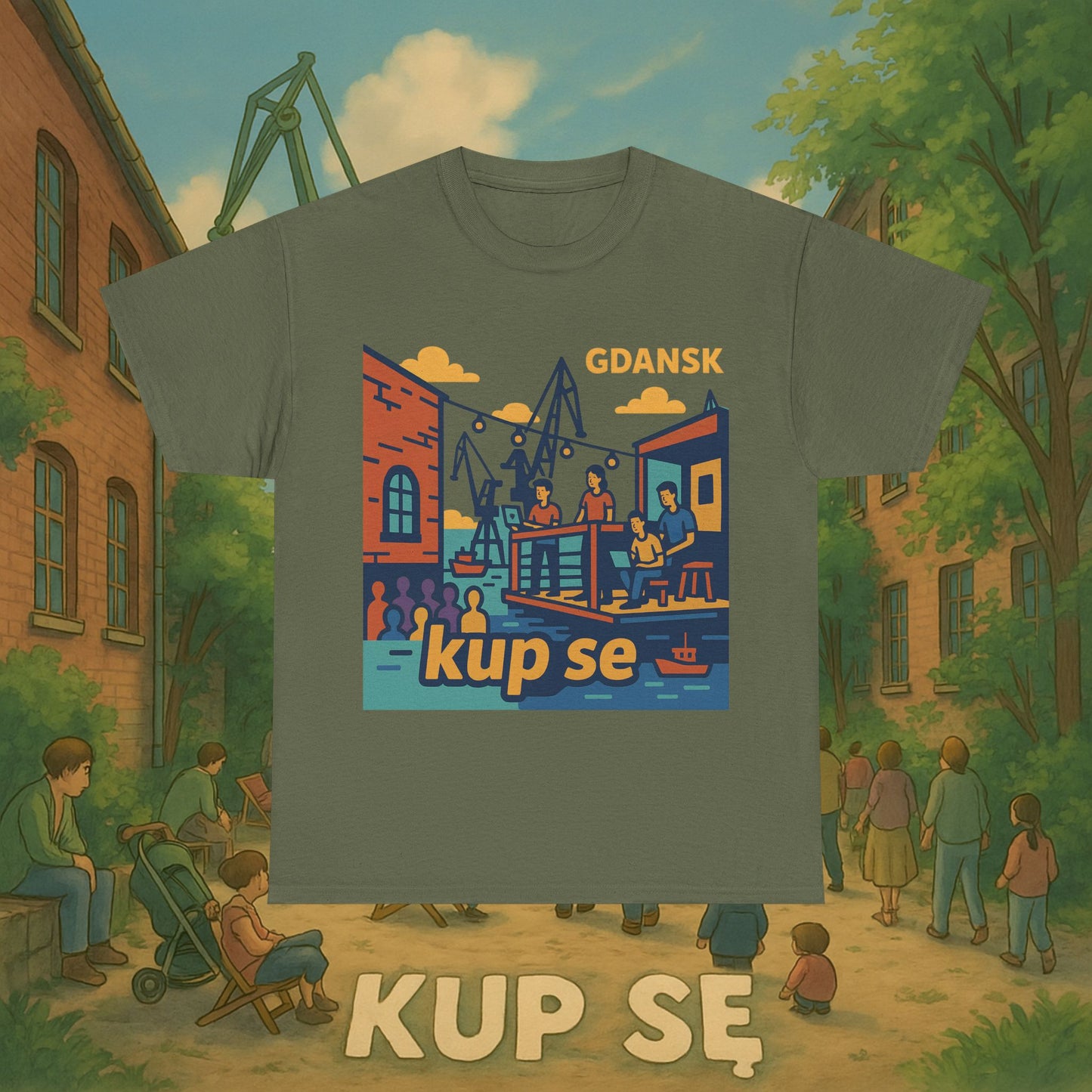 KupSe 100cznia Style t-shirt - Unisex Heavy Cotton Tee