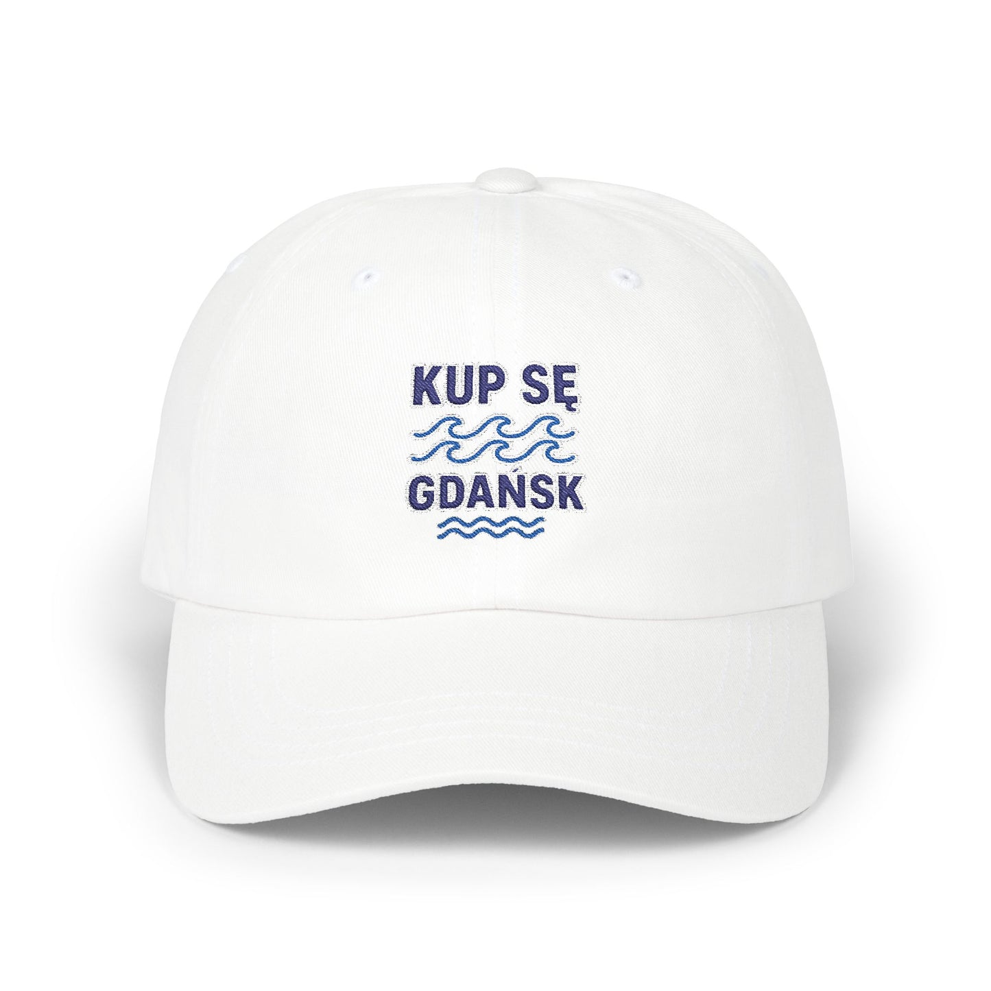 Czapka z daszkiem z grafiką Kup Se fale – modny Dad Cap z charakterem