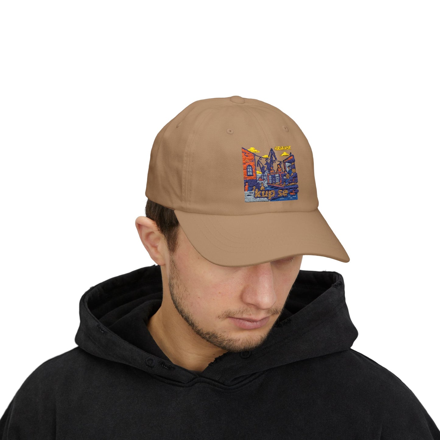 Czapka z daszkiem z grafiką Kup Se Vibe – modny Dad Cap z charakterem