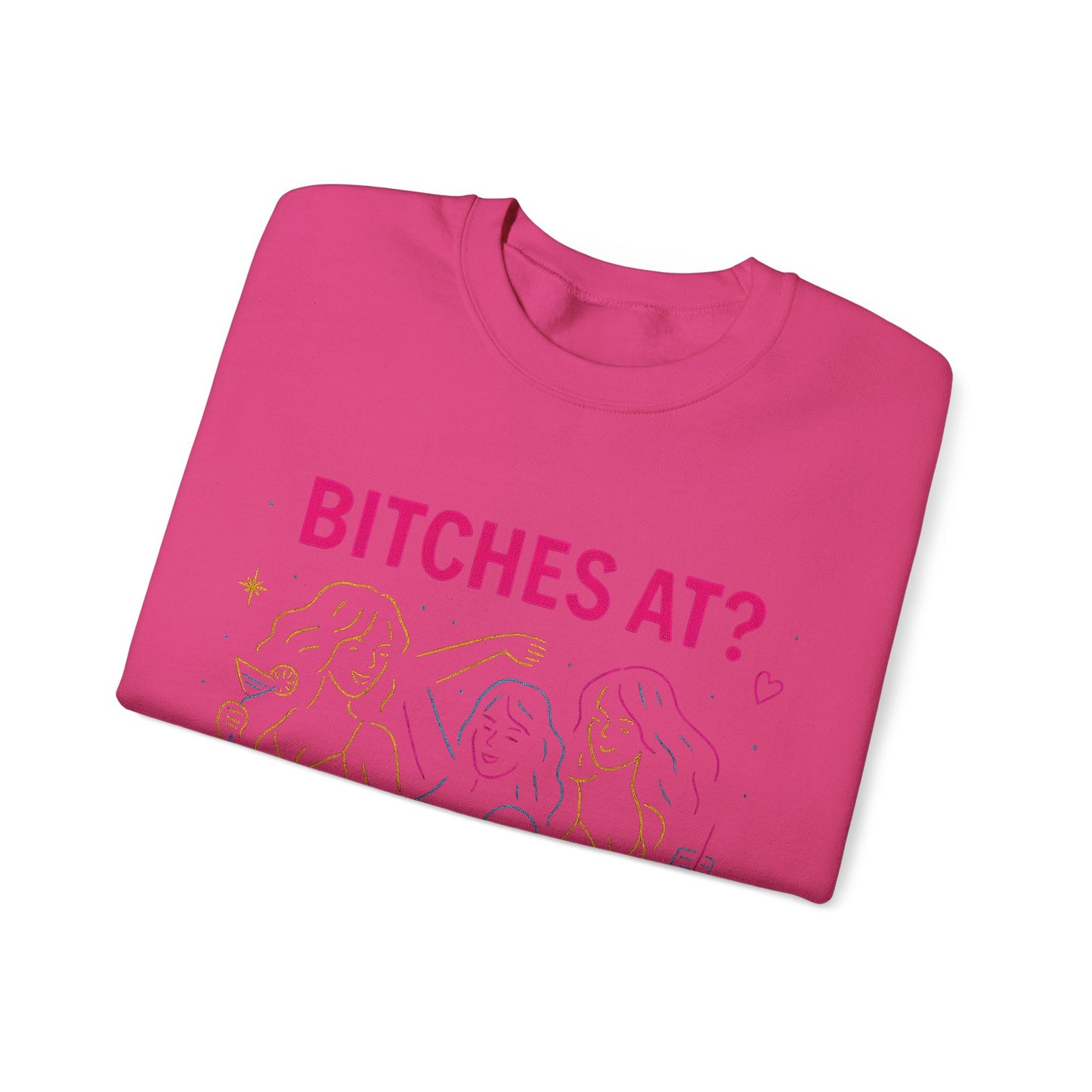 Bluza unisex z grafiką Kup Se Bi*ches at? – klasyczny crewneck i miejski styl