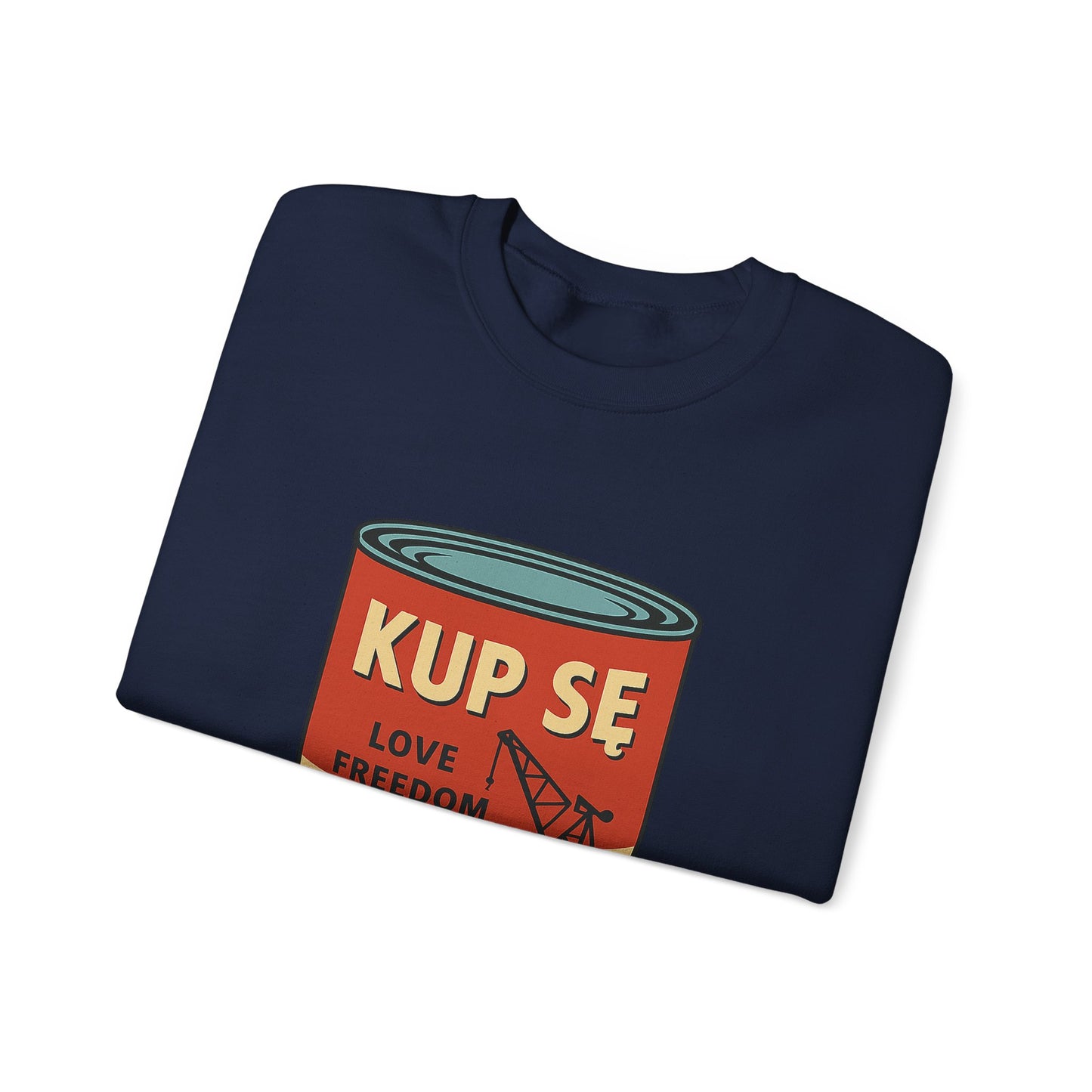 Bluza unisex z grafiką Kup Se Campbell– klasyczny crewneck i miejski styl