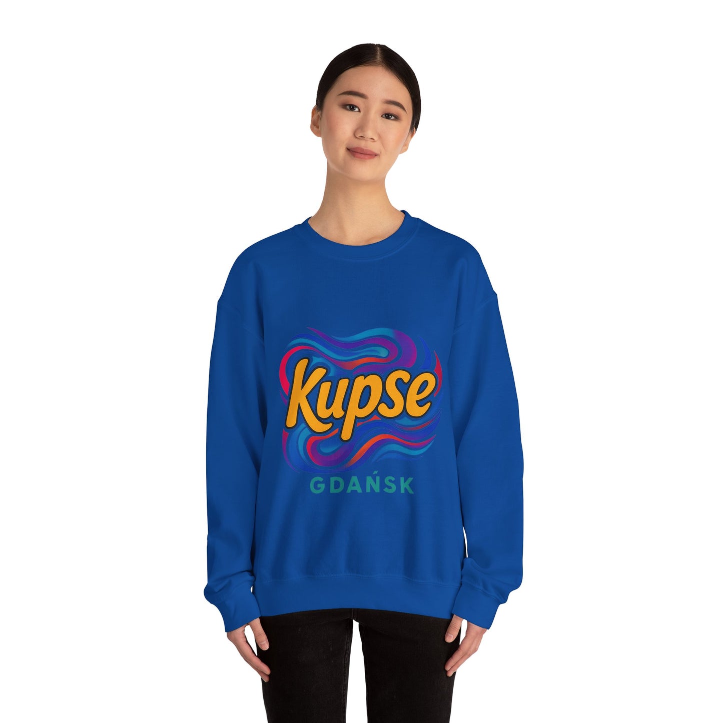 Bluza unisex z grafiką Kup Se Acid2 – klasyczny crewneck i miejski styl