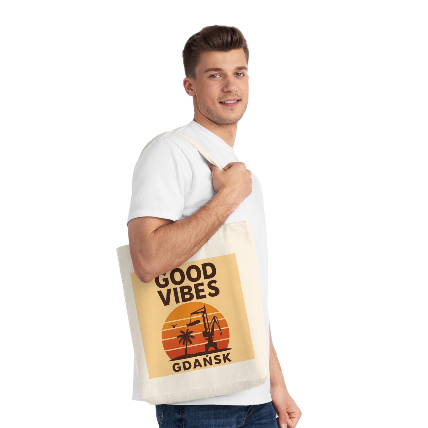 Tkana Torba na Ramię Kup Se Good Vibes Desert – Styl i Ekologia w Jednym