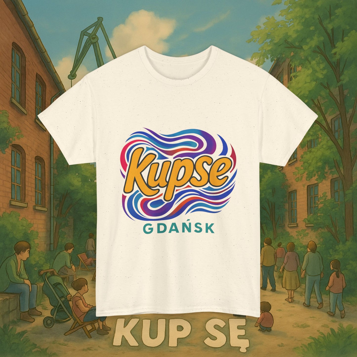 KupSe Kupse Acid Style t-shirt - Unisex Heavy Cotton Tee