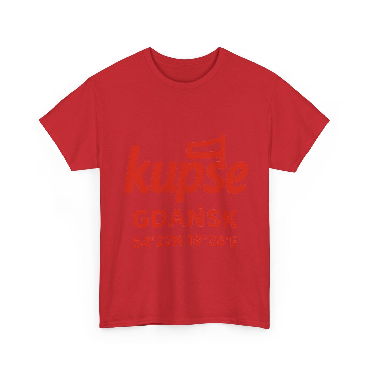 KupSe Logo Gdańsk Solidarność t-shirt - Unisex Heavy Cotton Tee