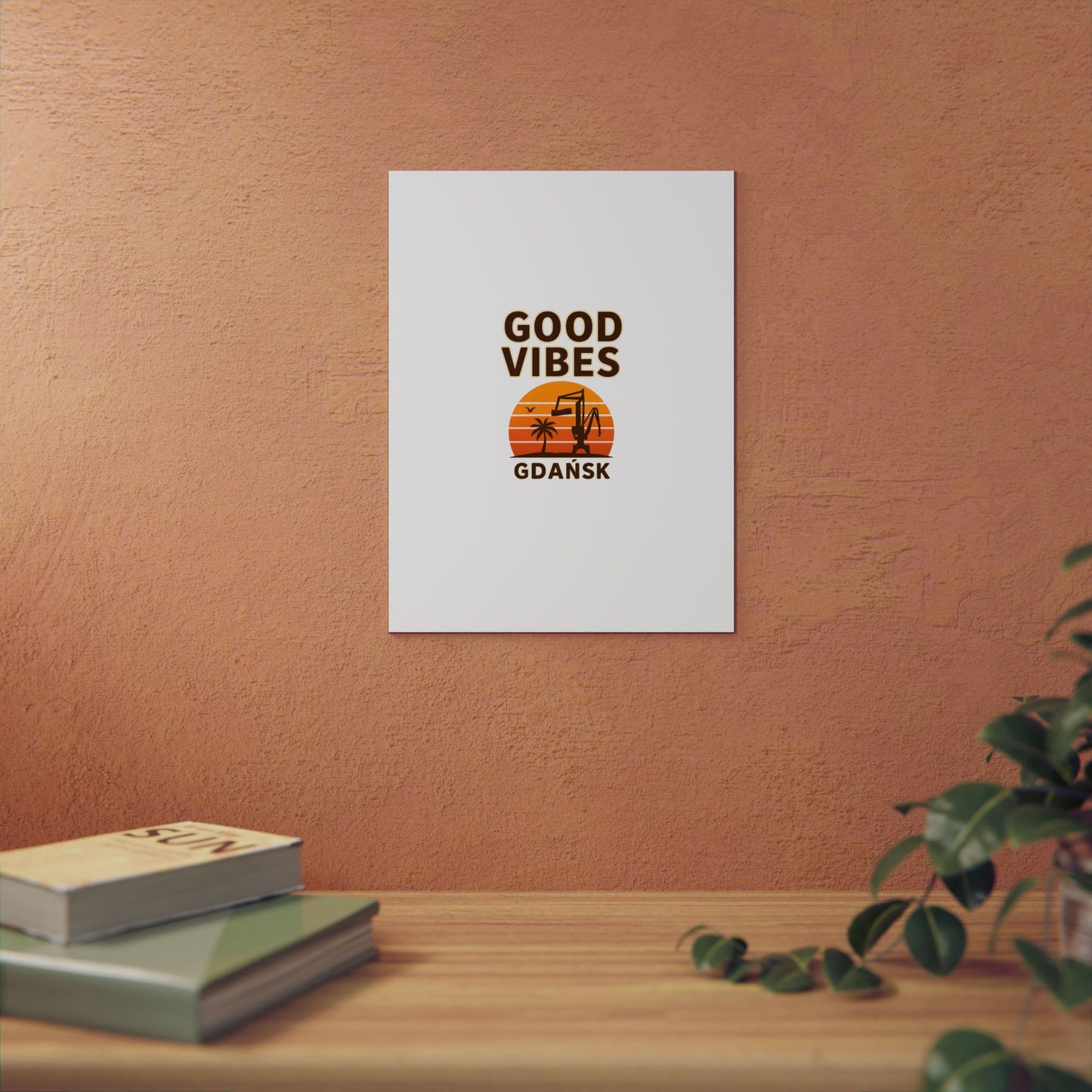 Obraz na panelu aluminiowym Good Vibes – trwały wydruk w stylu Kup Se