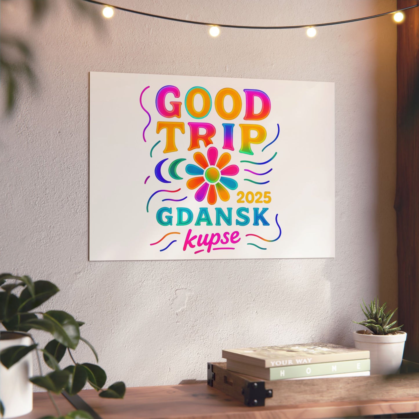 Obraz na panelu aluminiowym Good Trip – trwały wydruk w stylu Kup Se
