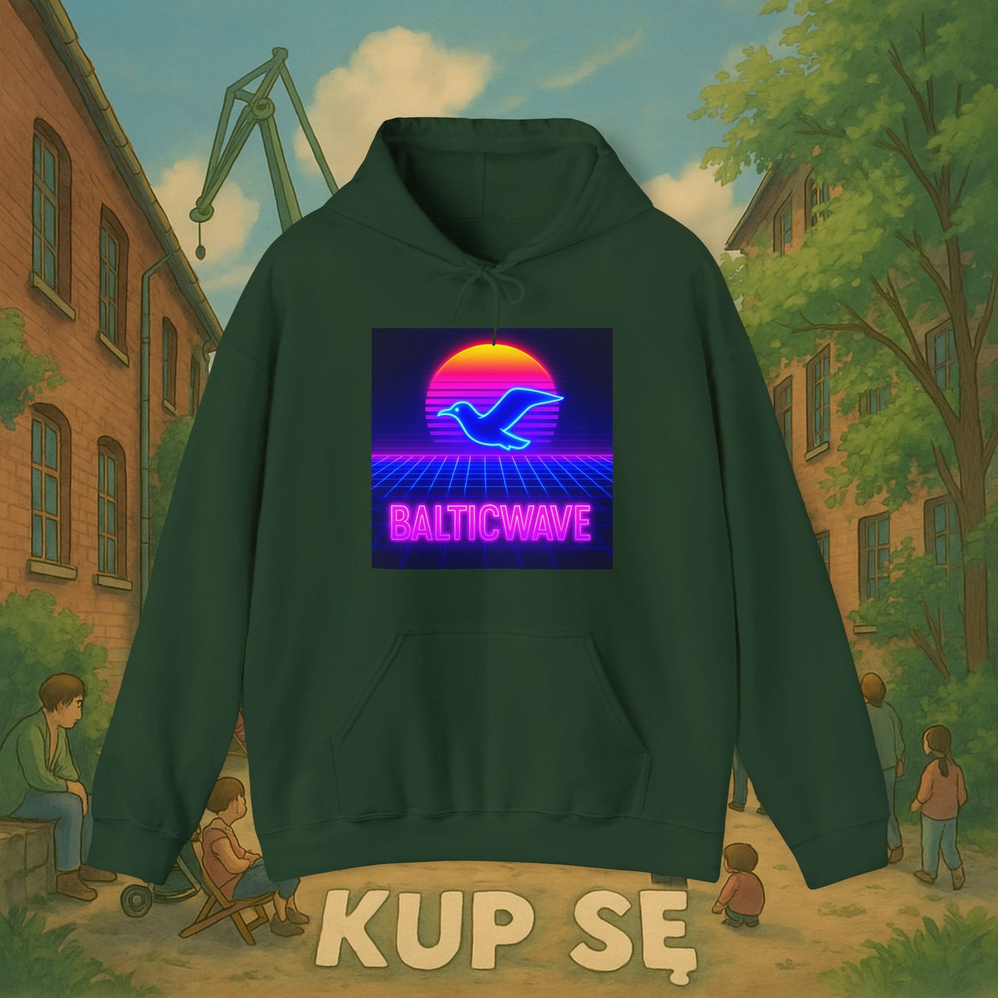 Unisex Heavy Blend Hoodie – BatlicWave – Kup Se