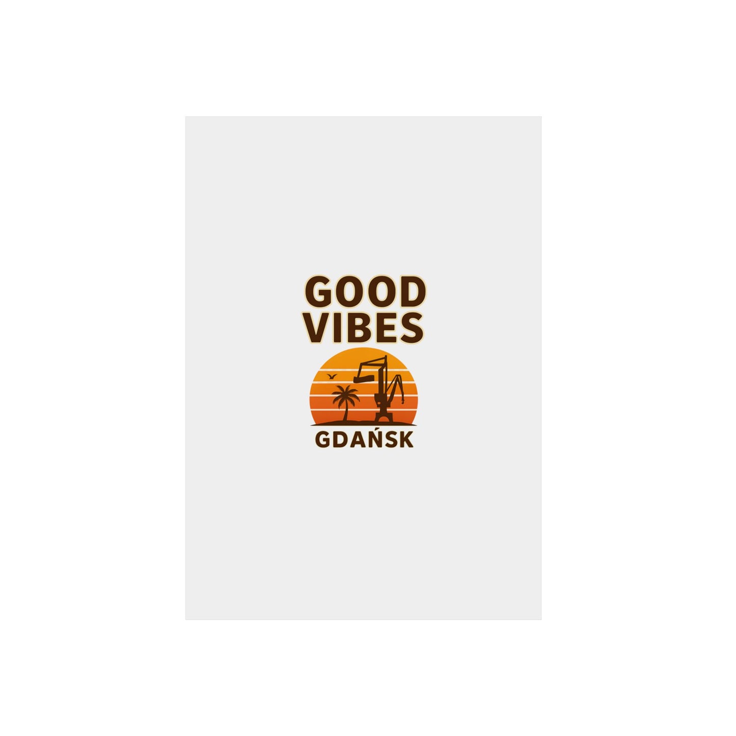Obraz na panelu aluminiowym Good Vibes – trwały wydruk w stylu Kup Se