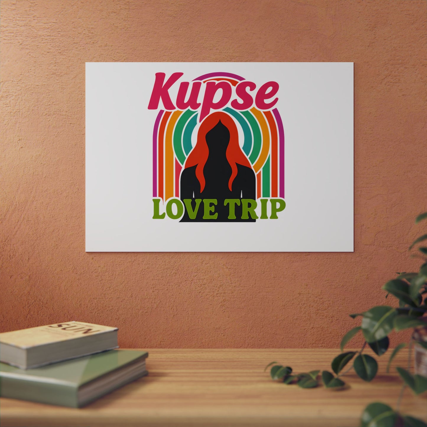 Obraz na panelu aluminiowym Love Trip – trwały wydruk w stylu Kup Se