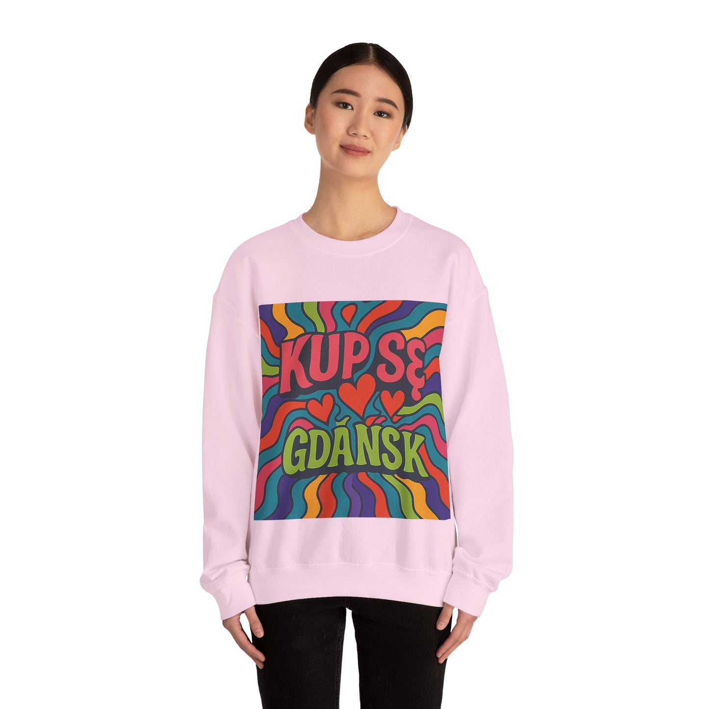 Bluza unisex z grafiką Kup Se Acid – klasyczny crewneck i miejski styl