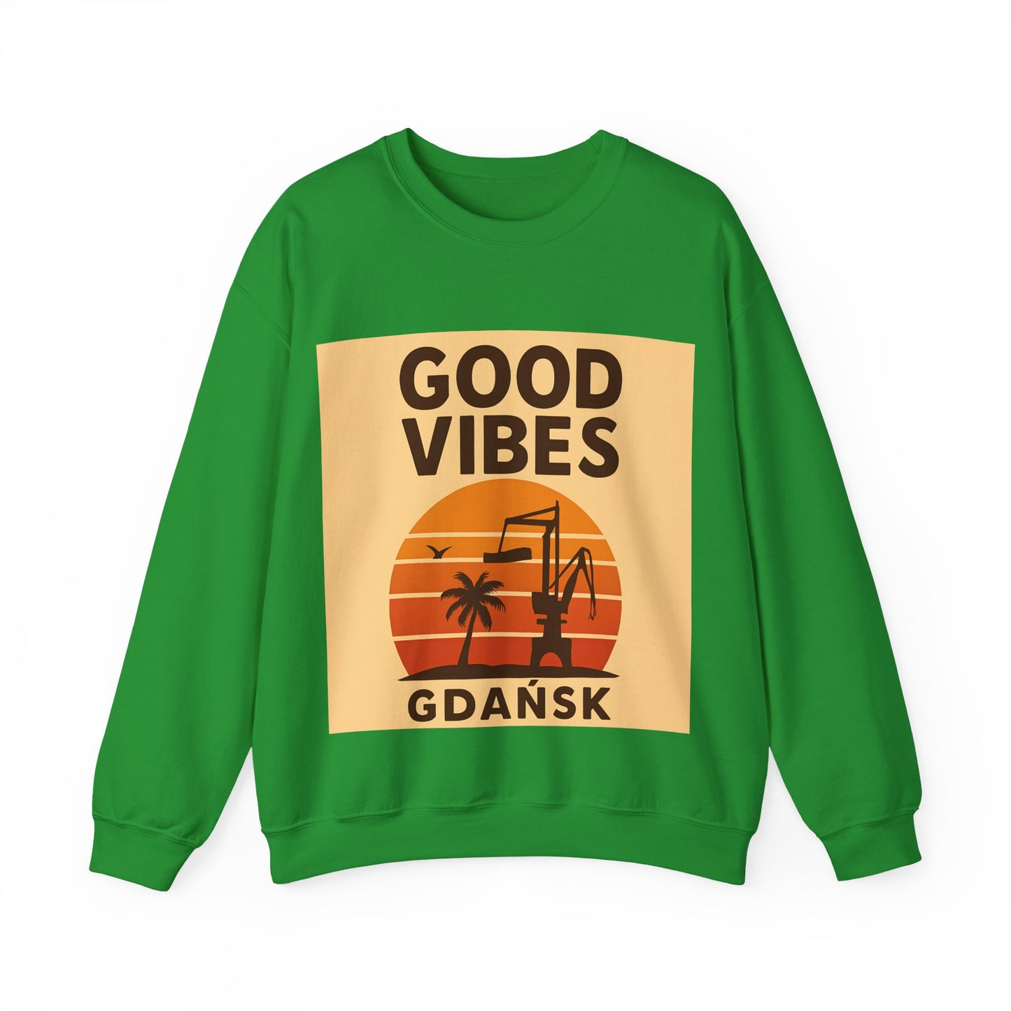 Bluza unisex z grafiką Kup Se Good Vibes Desert – klasyczny crewneck i miejski styl