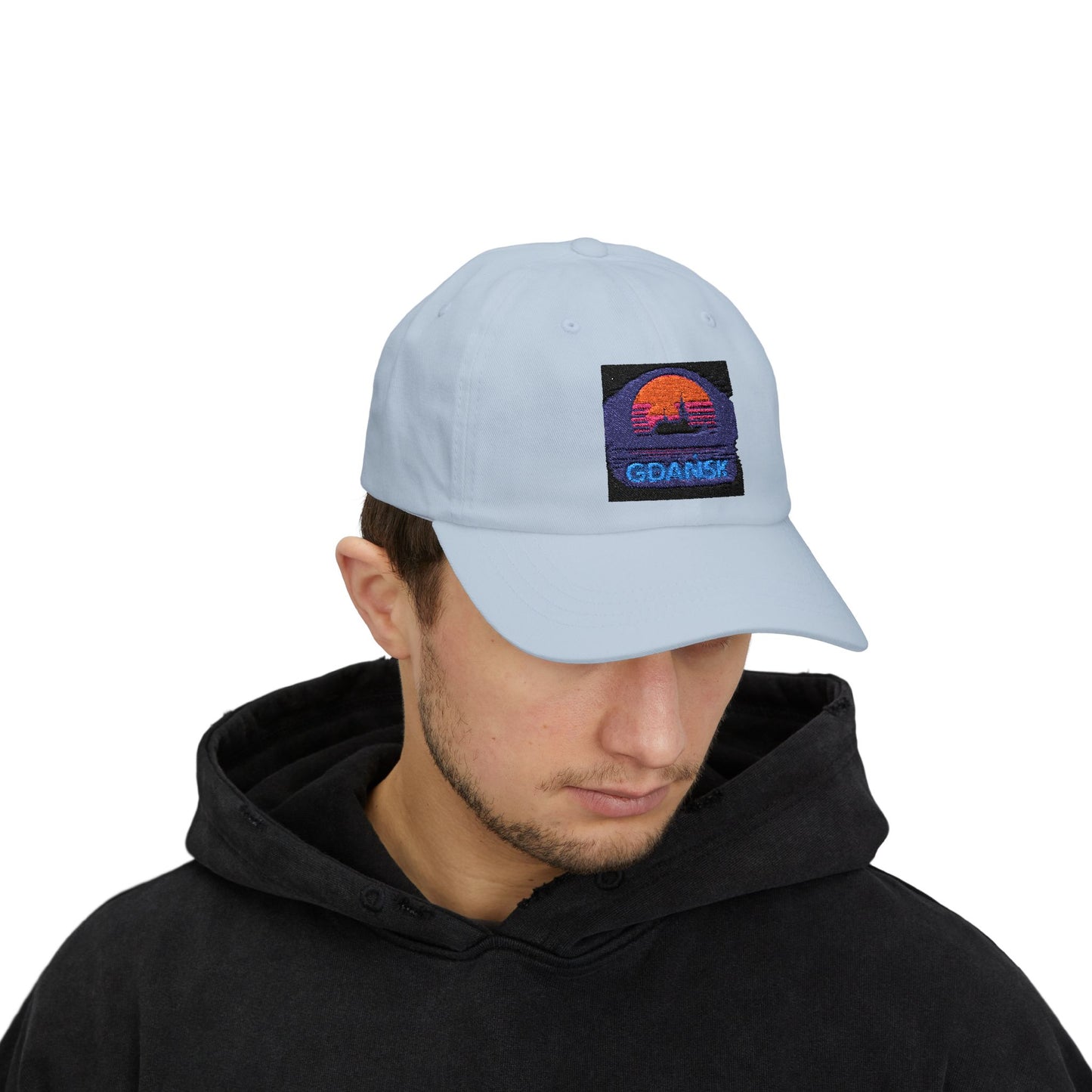 Czapka z daszkiem z grafiką Kup Se Panorama Gdańska – modny Dad Cap z charakterem