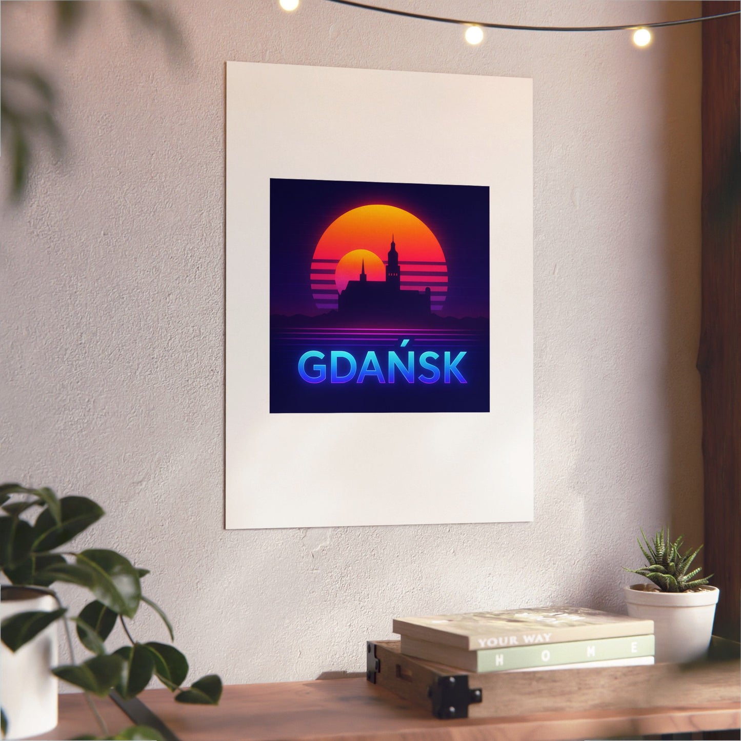 Obraz na panelu aluminiowym Panorama Gdańsk – trwały wydruk w stylu Kup Se