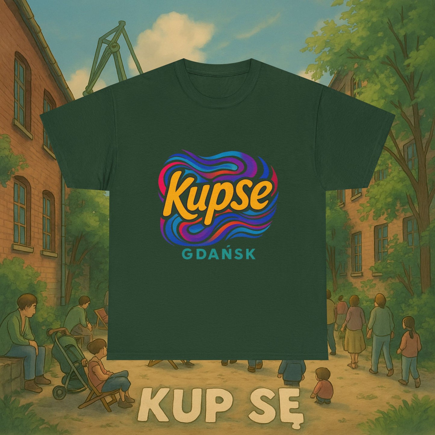 KupSe Kupse Acid Style t-shirt - Unisex Heavy Cotton Tee