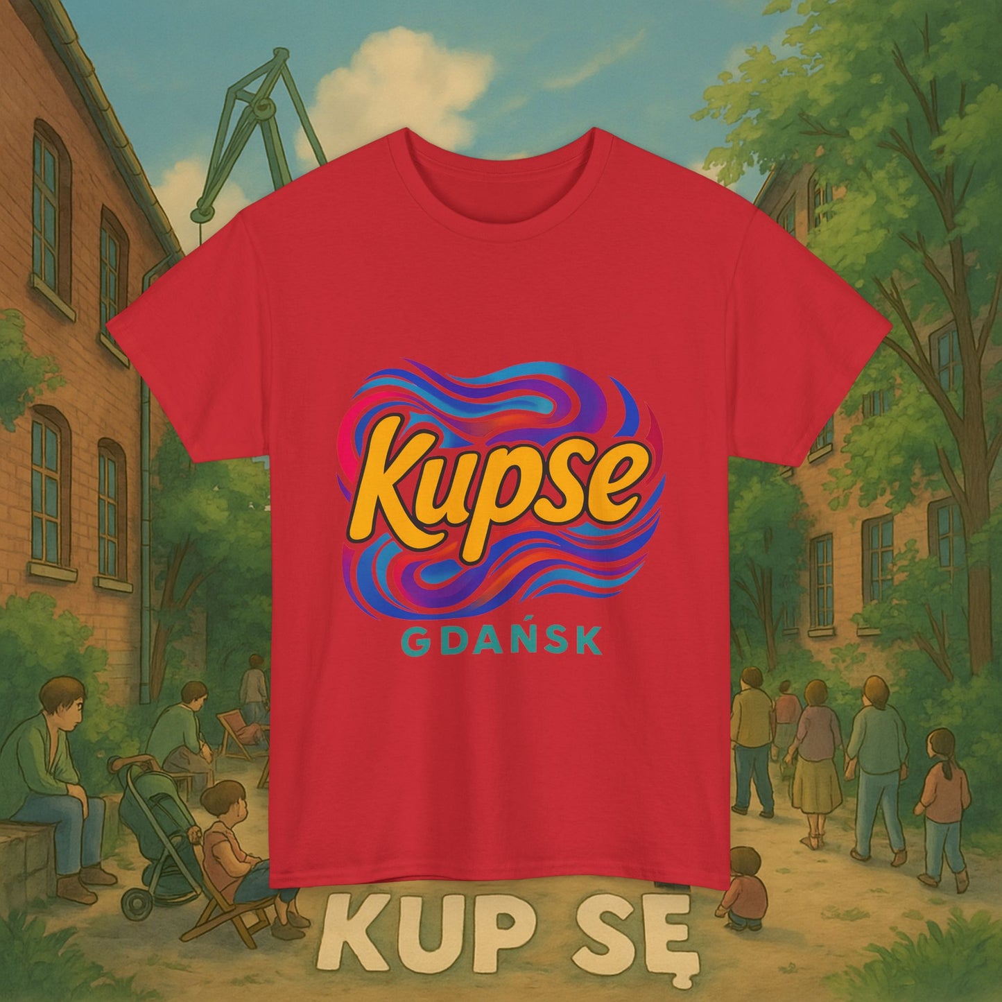 KupSe Kupse Acid Style t-shirt - Unisex Heavy Cotton Tee
