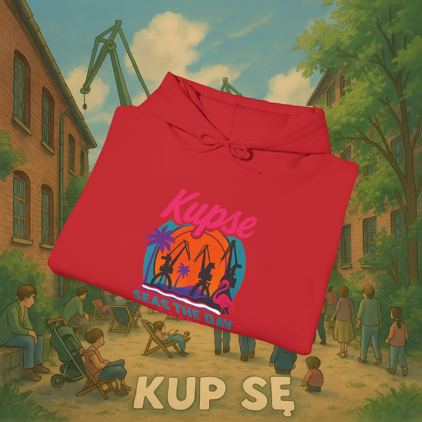 Unisex Heavy Blend Hoodie – Seas The Day – Kup Se